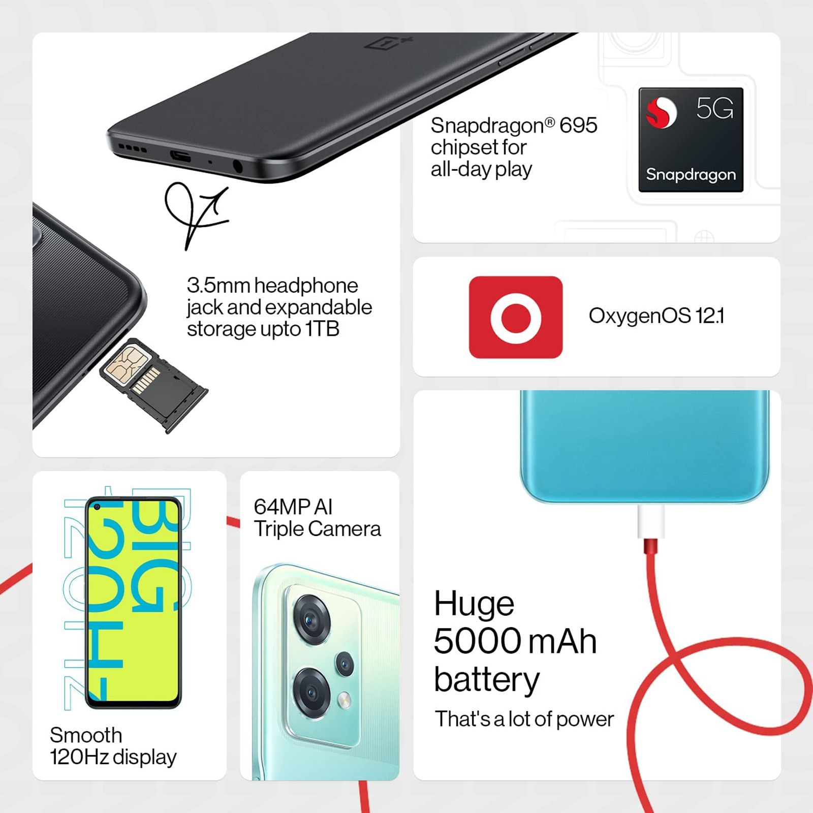 OnePlus Nord CE2 Lite 5G (6GB RAM, 128GB, Black Dusk)_10