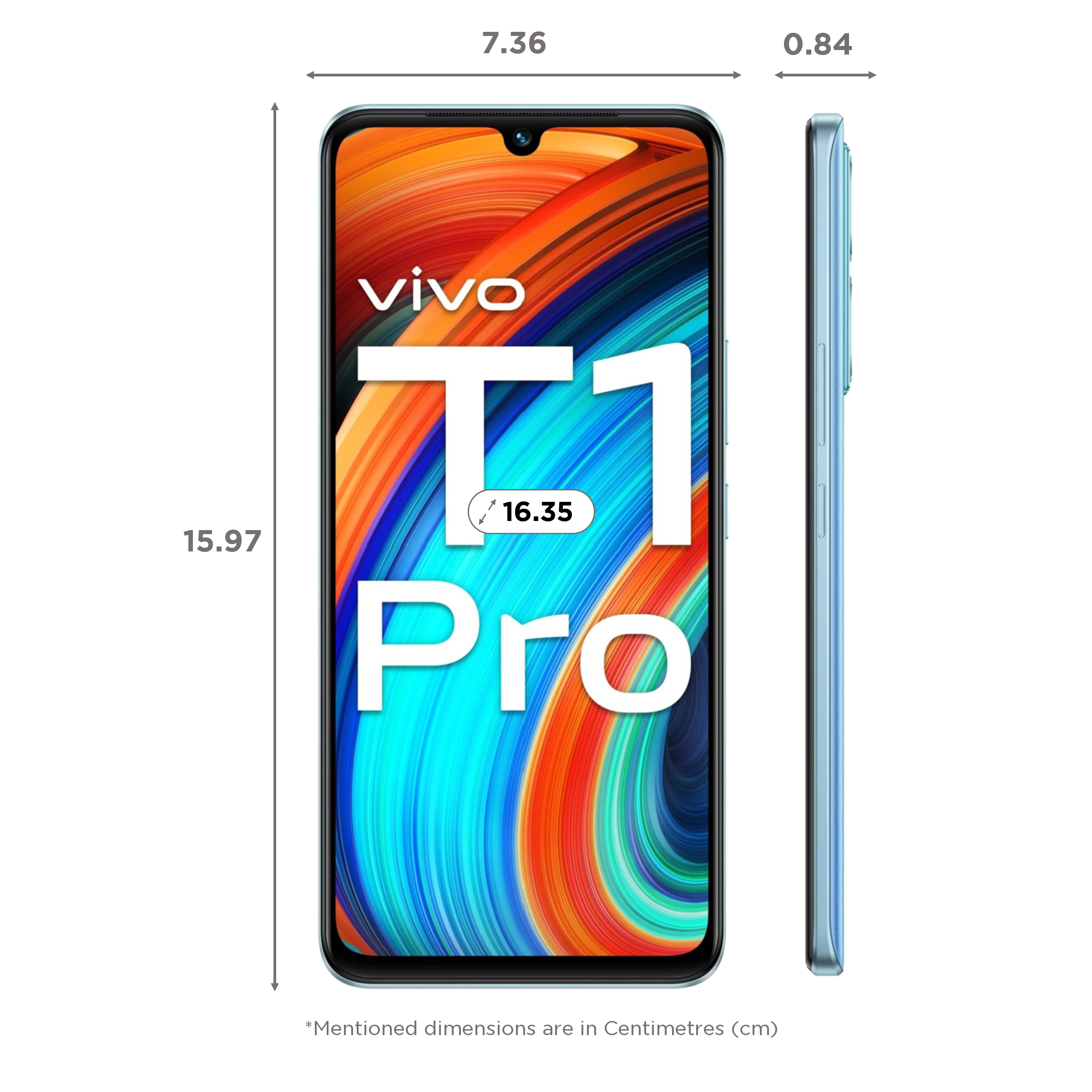 vivo T1 Pro 5G (6GB RAM, 128GB, Turbo Cyan) vivo T1 Pro 5G (6GB RAM, 128GB, Turbo Cyan)_4