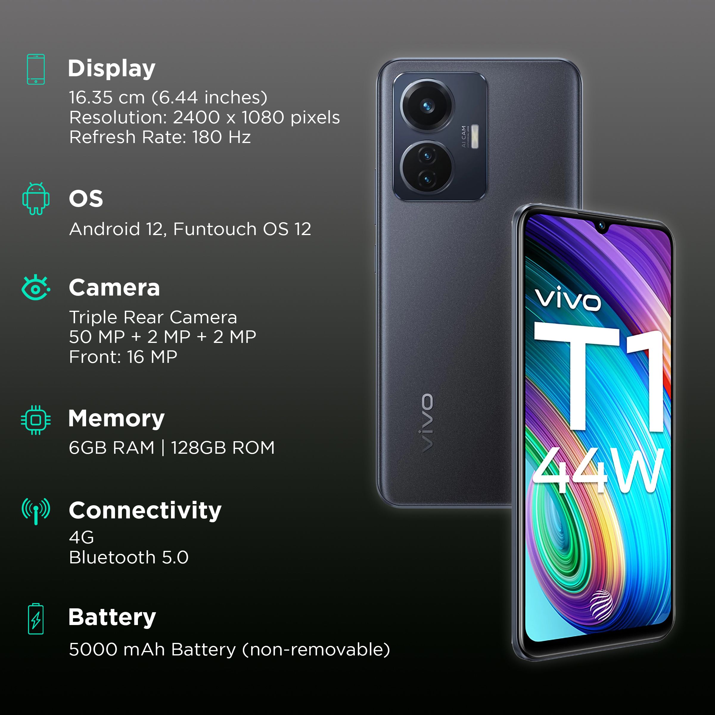 vivo T1 (6GB RAM, 128GB, Midnight Galaxy) vivo T1 (6GB RAM, 128GB, Midnight Galaxy)_3