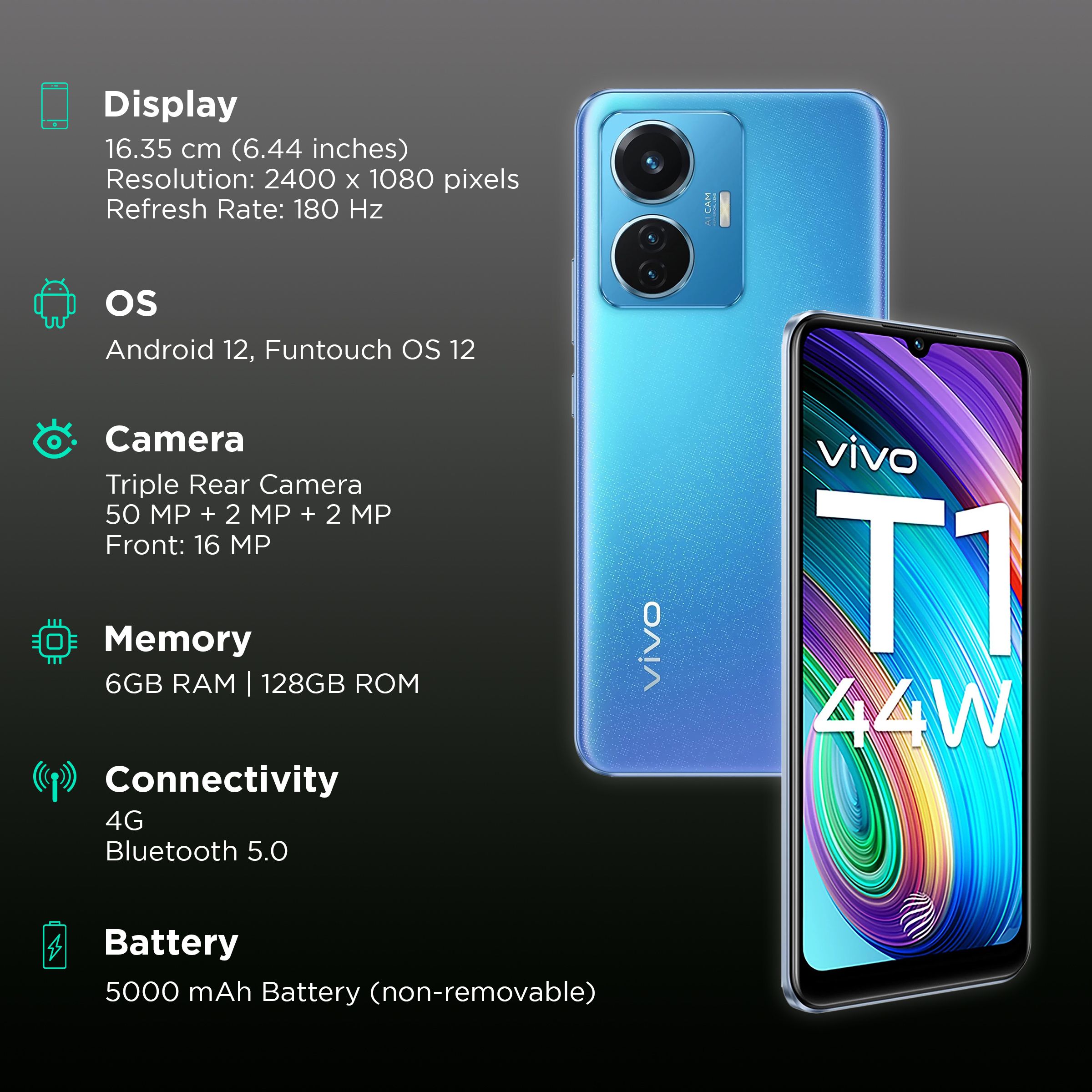 vivo T1 (6GB RAM, 128GB, Starry Sky) vivo T1 (6GB RAM, 128GB, Starry Sky)_3