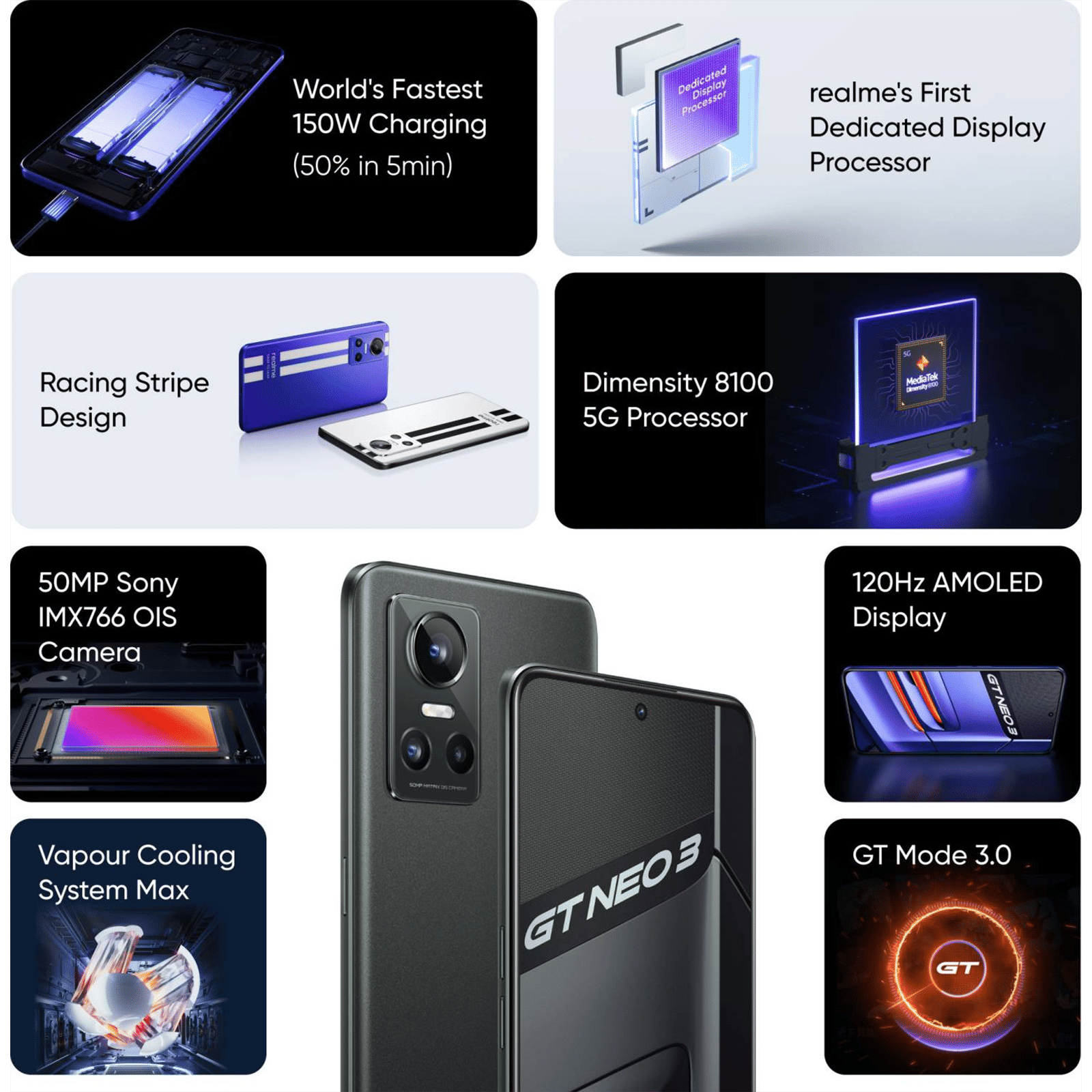 realme GT Neo 3 5G (8GB RAM, 128GB, Asphalt Black) realme GT Neo 3 5G (8GB RAM, 128GB, Asphalt Black)_11