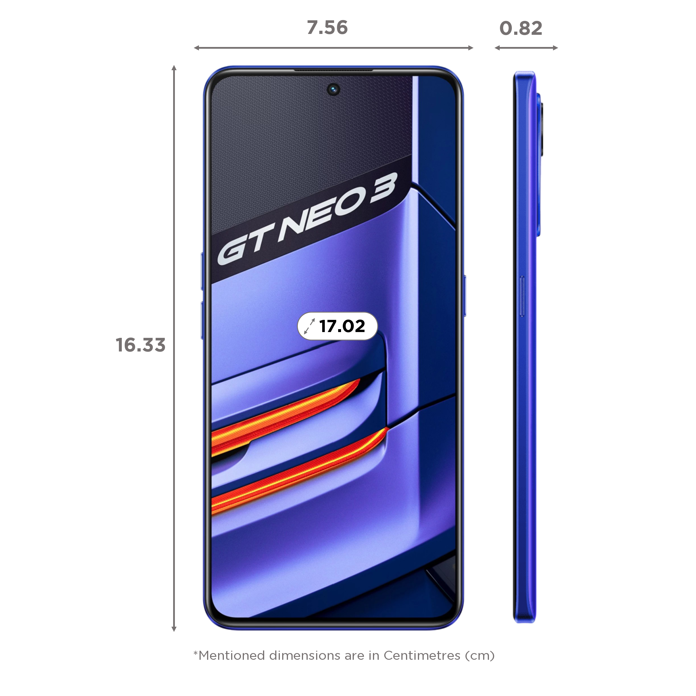 realme GT Neo 3 5G (8GB RAM, 128GB, Nitro Blue) realme GT Neo 3 5G (8GB RAM, 128GB, Nitro Blue)_2
