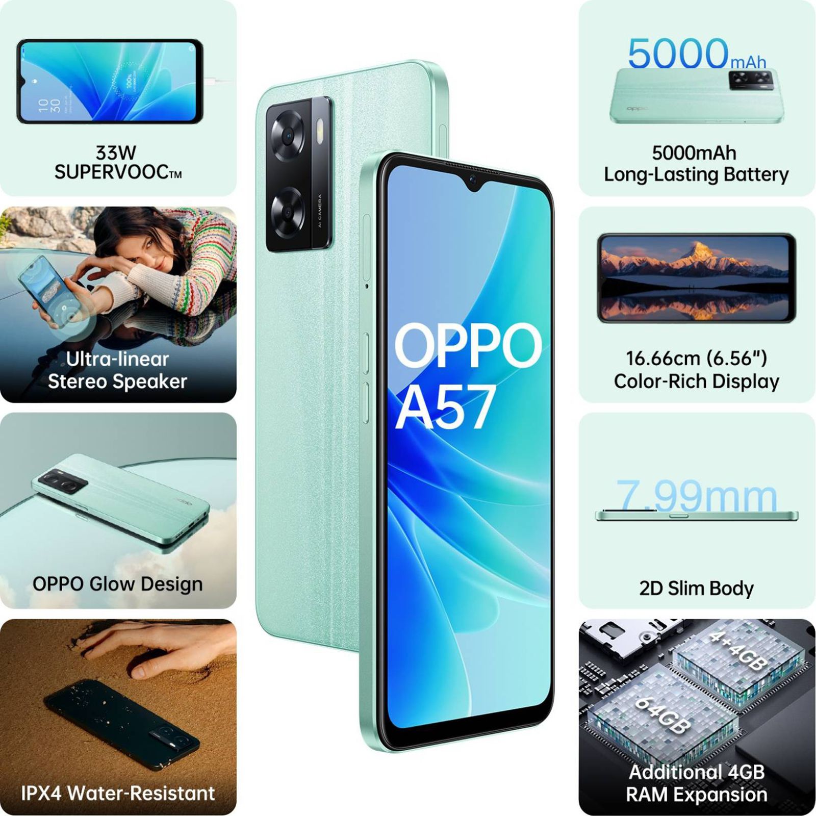 OPPO A57 (4GB RAM, 64GB, Glowing Green)_10