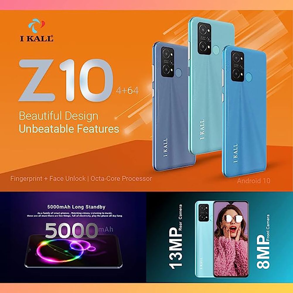 I KALL Z10 (4GB RAM, 64GB, Cyan) I KALL Z10 (4GB RAM, 64GB, Cyan)_7