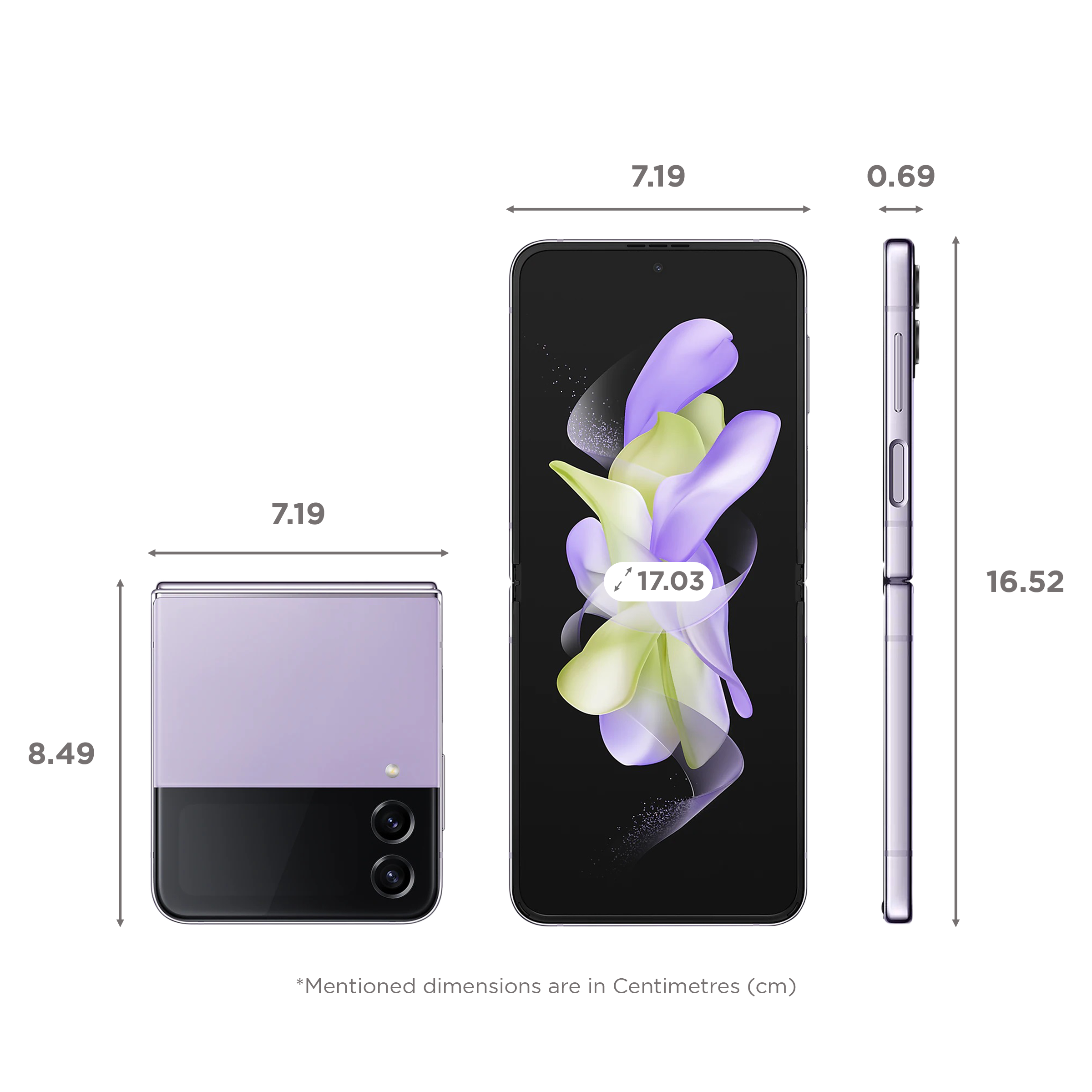 SAMSUNG Galaxy Z Flip4 5G (8GB RAM, 128GB, Bora Purple) SAMSUNG Galaxy Z Flip4 5G (8GB RAM, 128GB, Bora Purple)_2