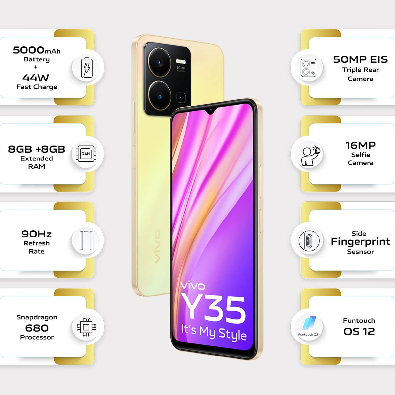 vivo Y35 (8GB RAM, 128GB, Dawn Gold) vivo Y35 (8GB RAM, 128GB, Dawn Gold)_9