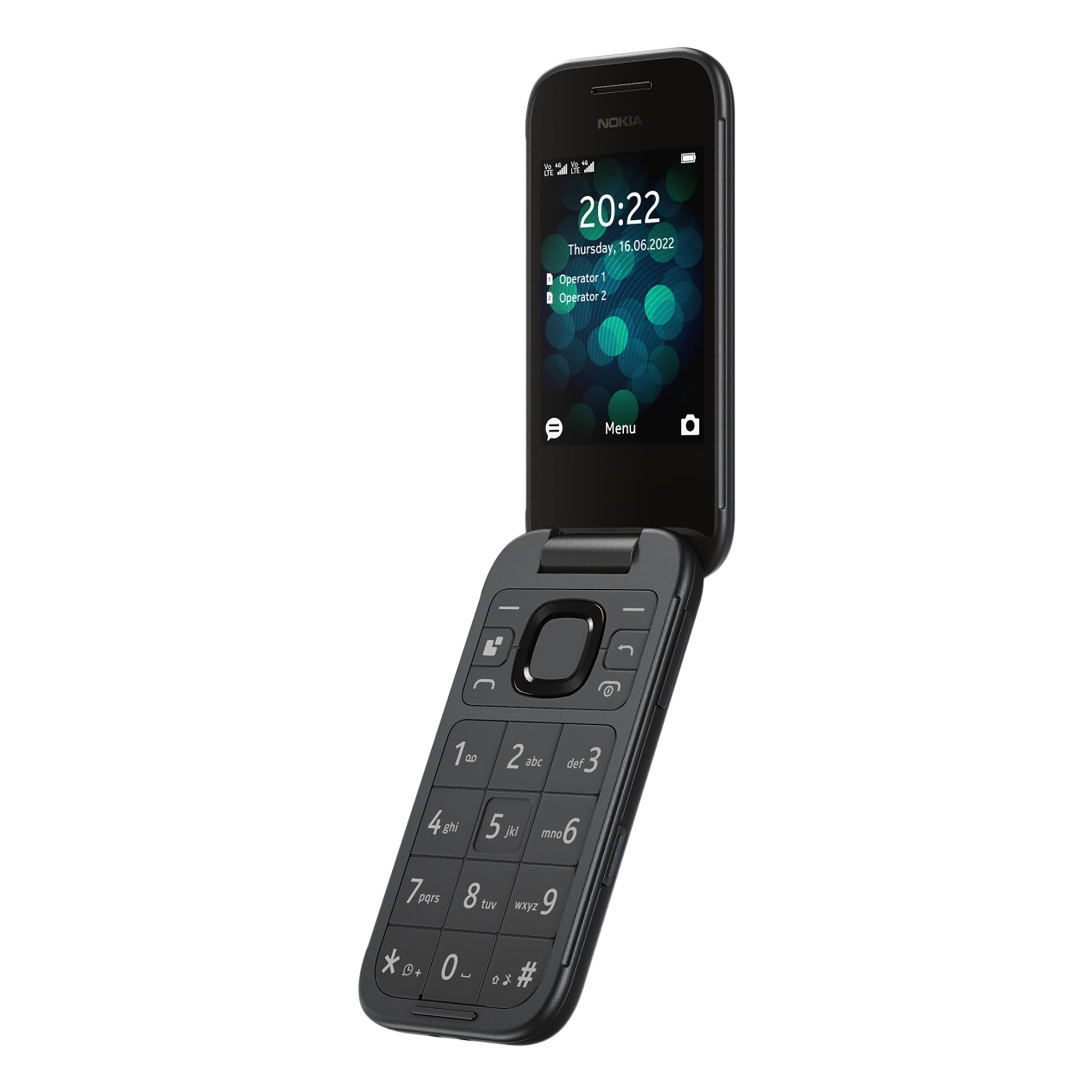 NOKIA 2660 Flip (128MB, Dual SIM, Rear Camera, Black)_8