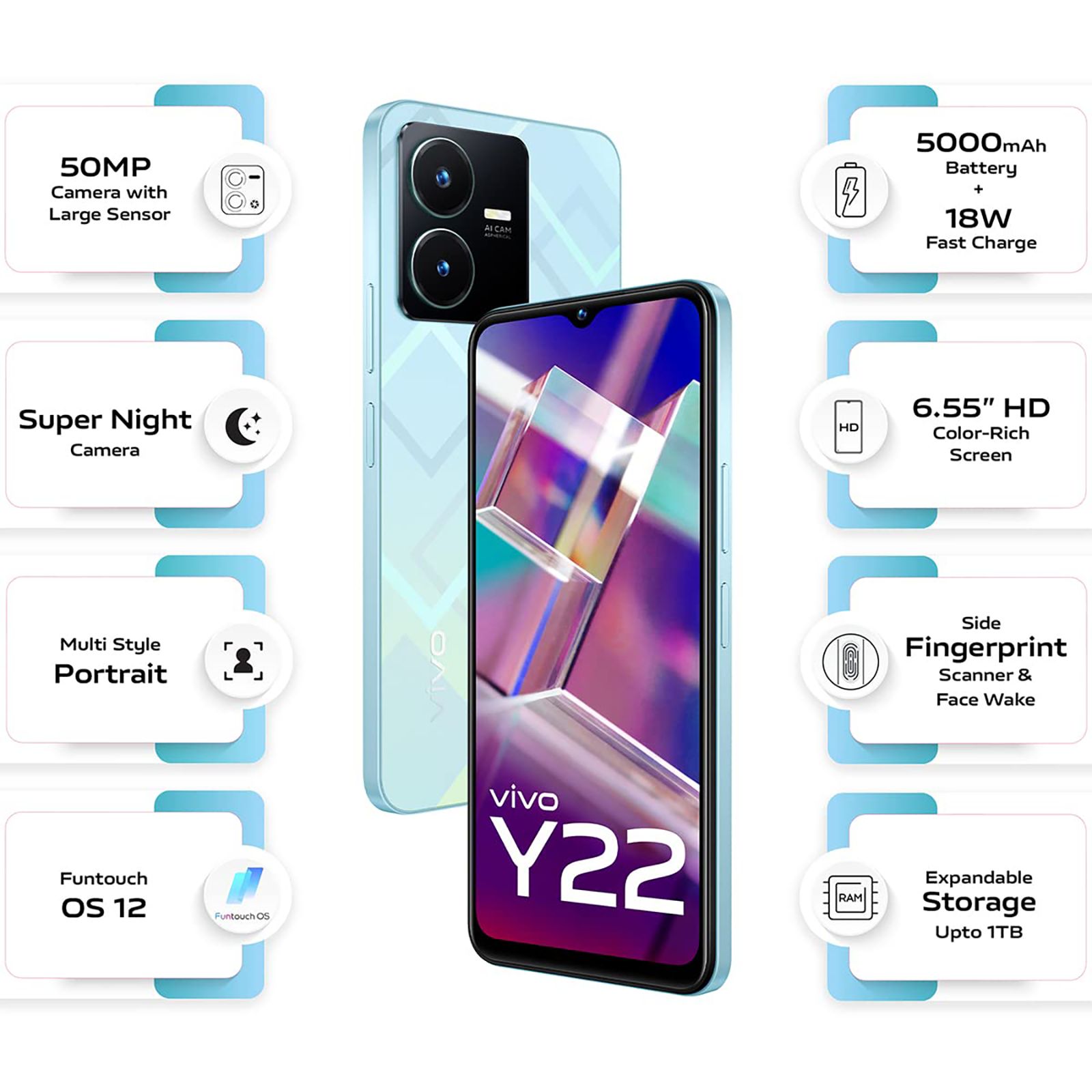 vivo Y22 (4GB RAM, 64GB, Metaverse Green)_11