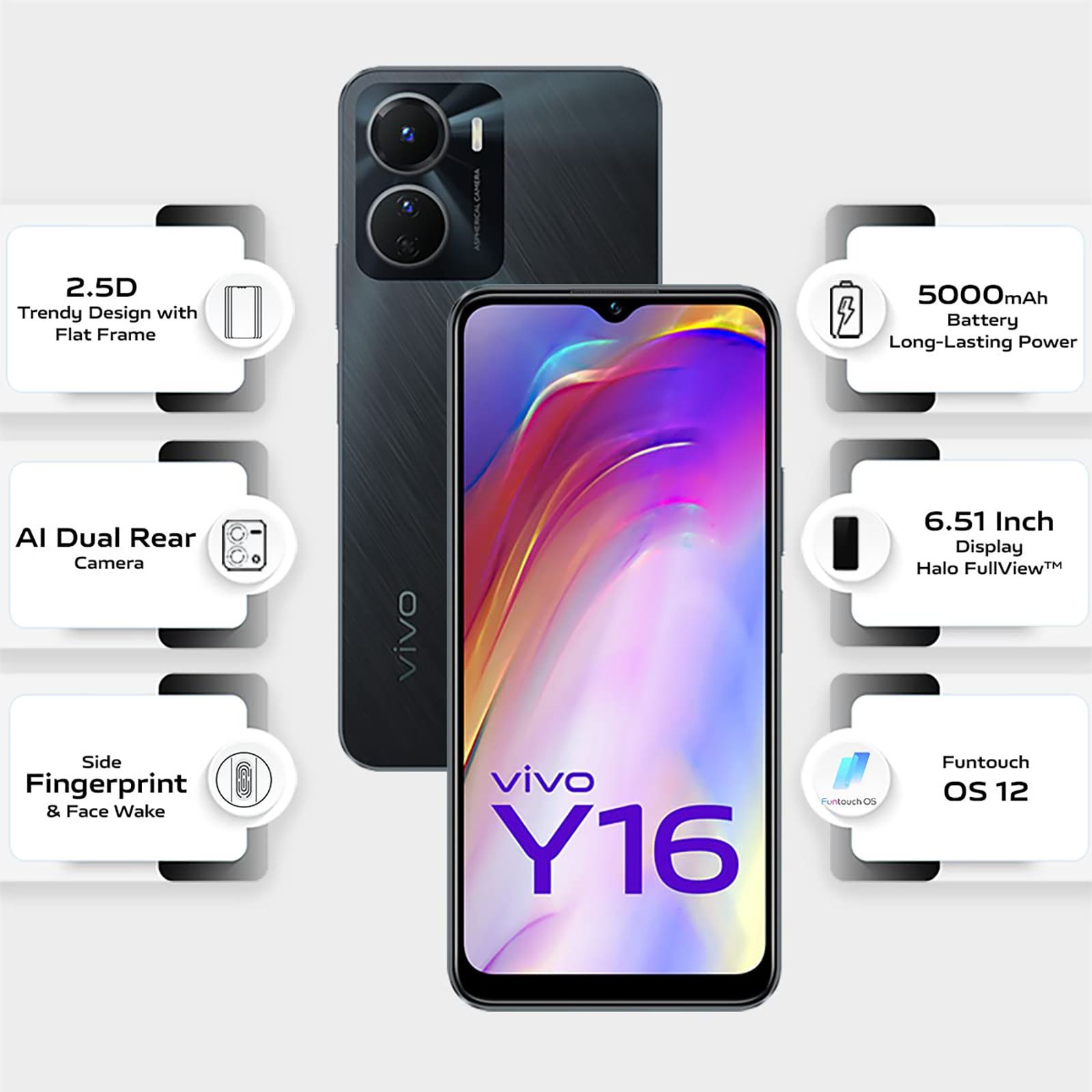 vivo Y16 (3GB RAM, 64GB, Stellar Black)_8