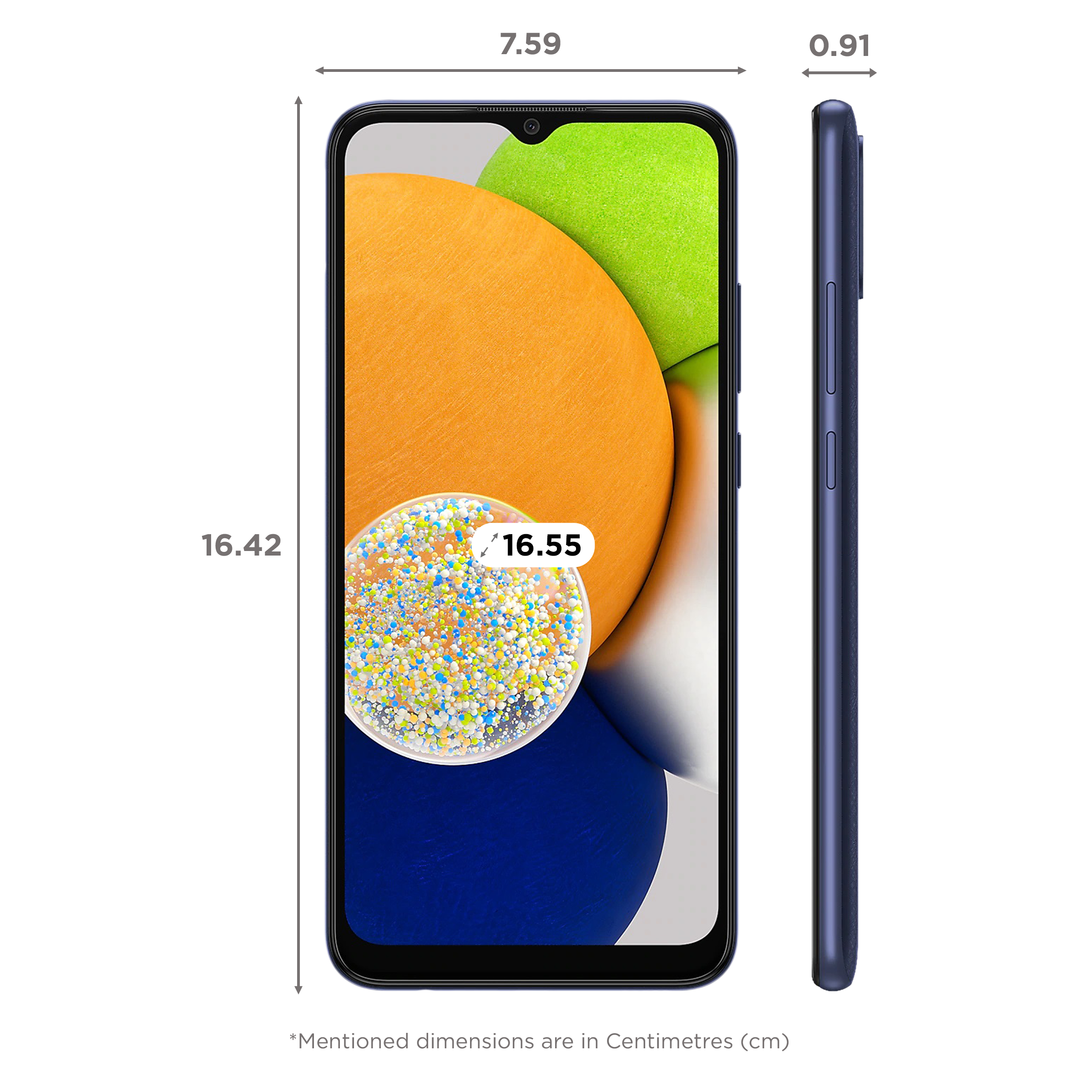 SAMSUNG Galaxy A03 (3GB RAM, 32GB, Blue)_2