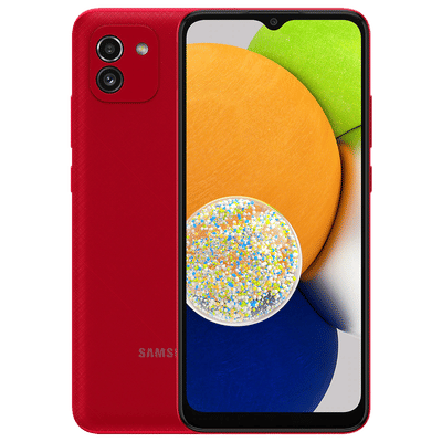 SAMSUNG Galaxy A03 (3GB RAM, 32GB, Red)