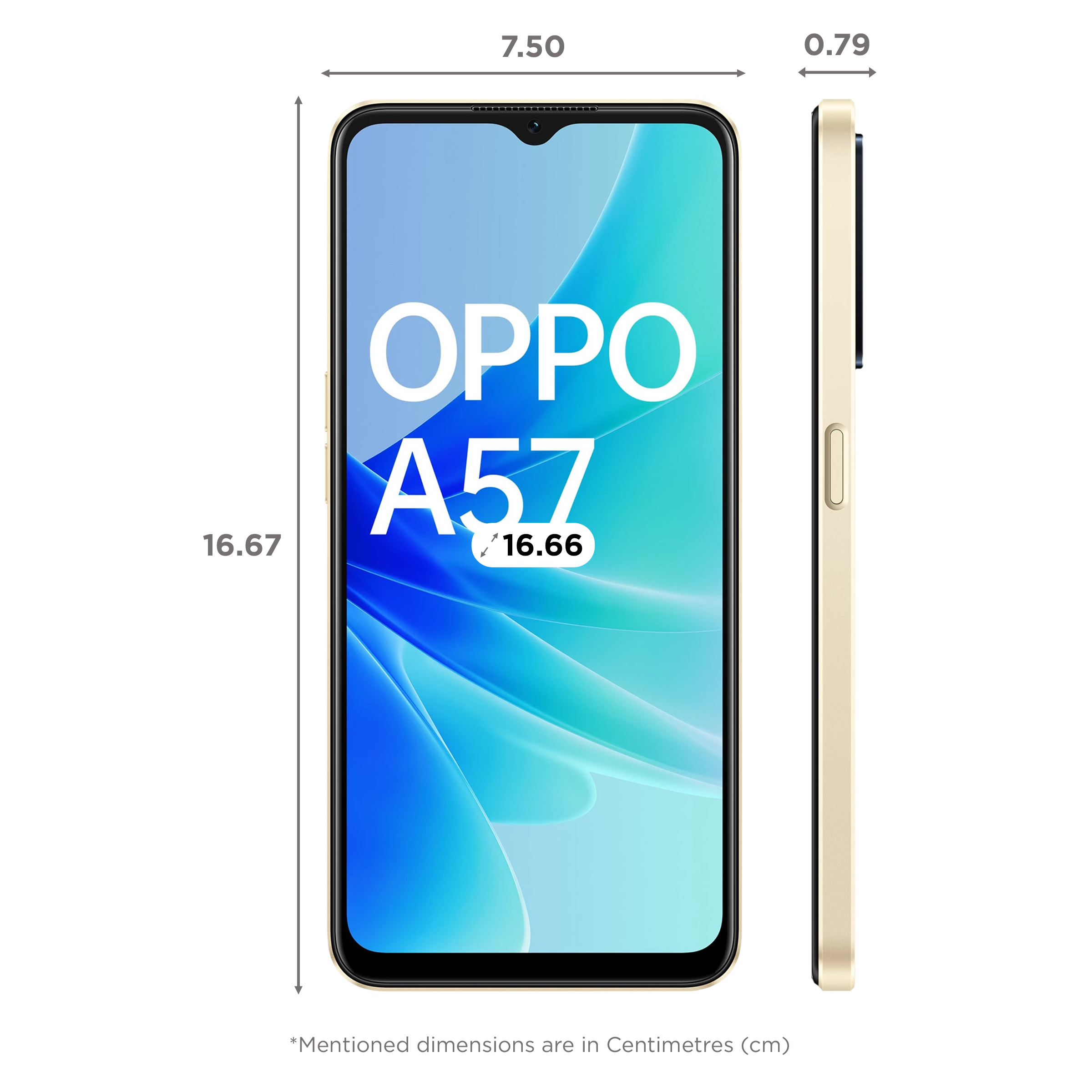 oppo A57 (4GB RAM, 64GB, Glowing Gold)_2
