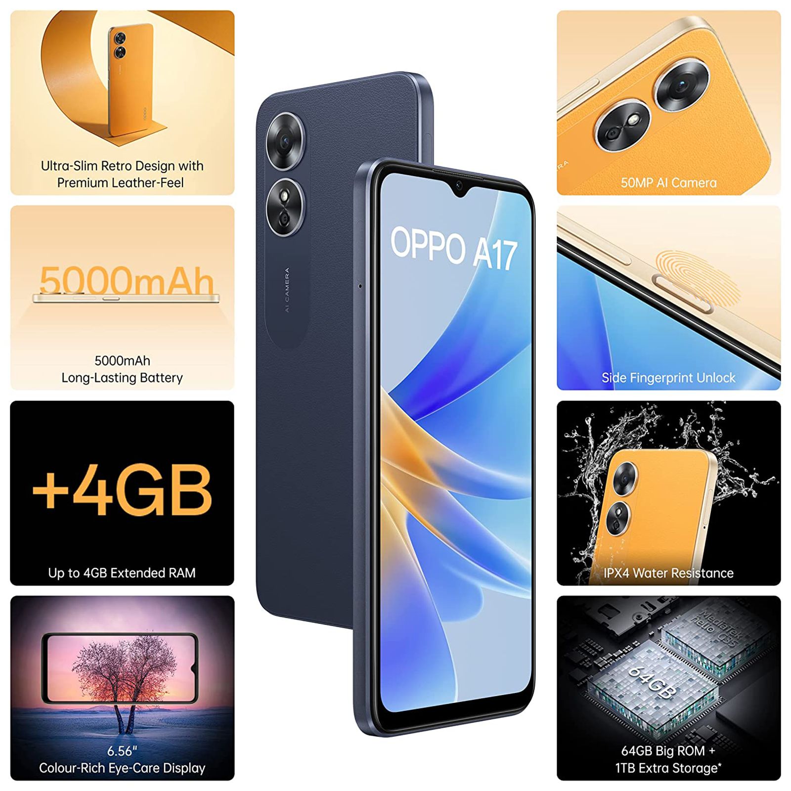 oppo A17 (4GB RAM, 64GB, Midnight Black)_10