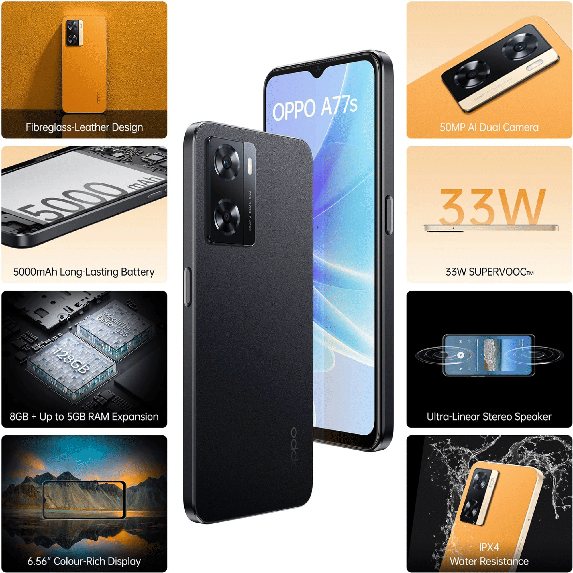 oppo A77s (8GB RAM, 128GB, Starry Black) oppo A77s (8GB RAM, 128GB, Starry Black)_12