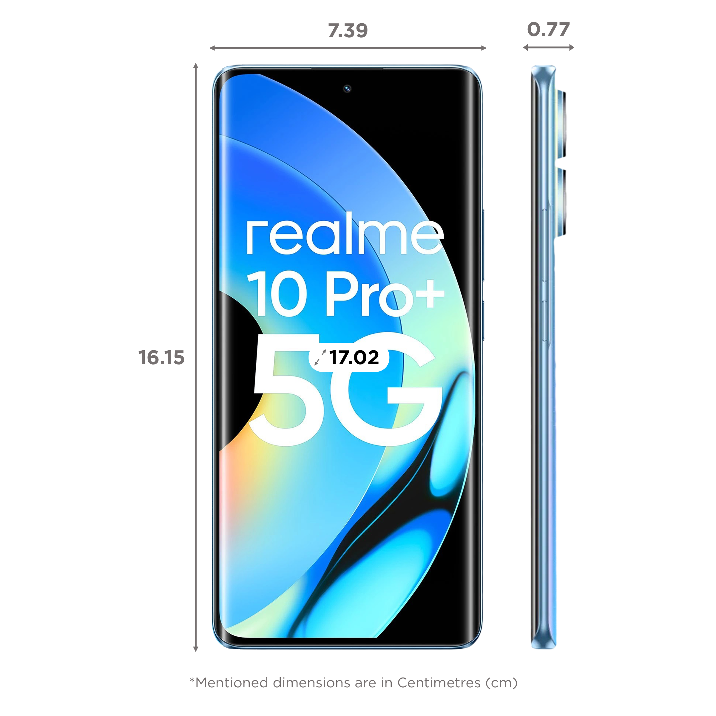 realme 10 Pro+ 5G (8GB RAM, 128GB, Nebula Blue) realme 10 Pro+ 5G (8GB RAM, 128GB, Nebula Blue)_2