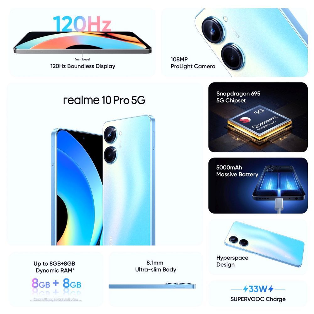 realme 10 Pro 5G (6GB RAM, 128GB, Nebula Blue) realme 10 Pro 5G (6GB RAM, 128GB, Nebula Blue)_9