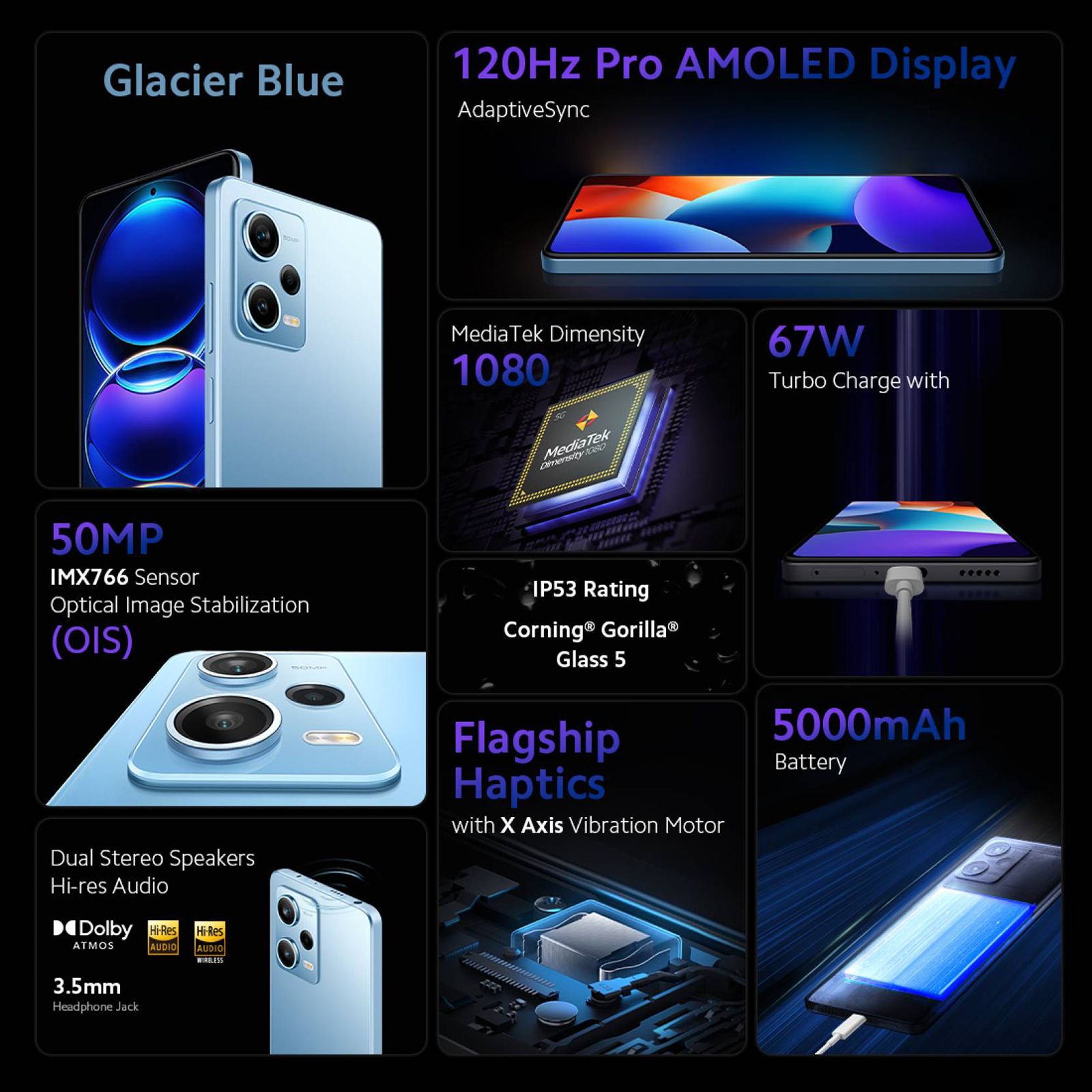Redmi Note 12 Pro 5G (6GB RAM, 128GB, Frosted Blue) Redmi Note 12 Pro 5G (6GB RAM, 128GB, Frosted Blue)_13