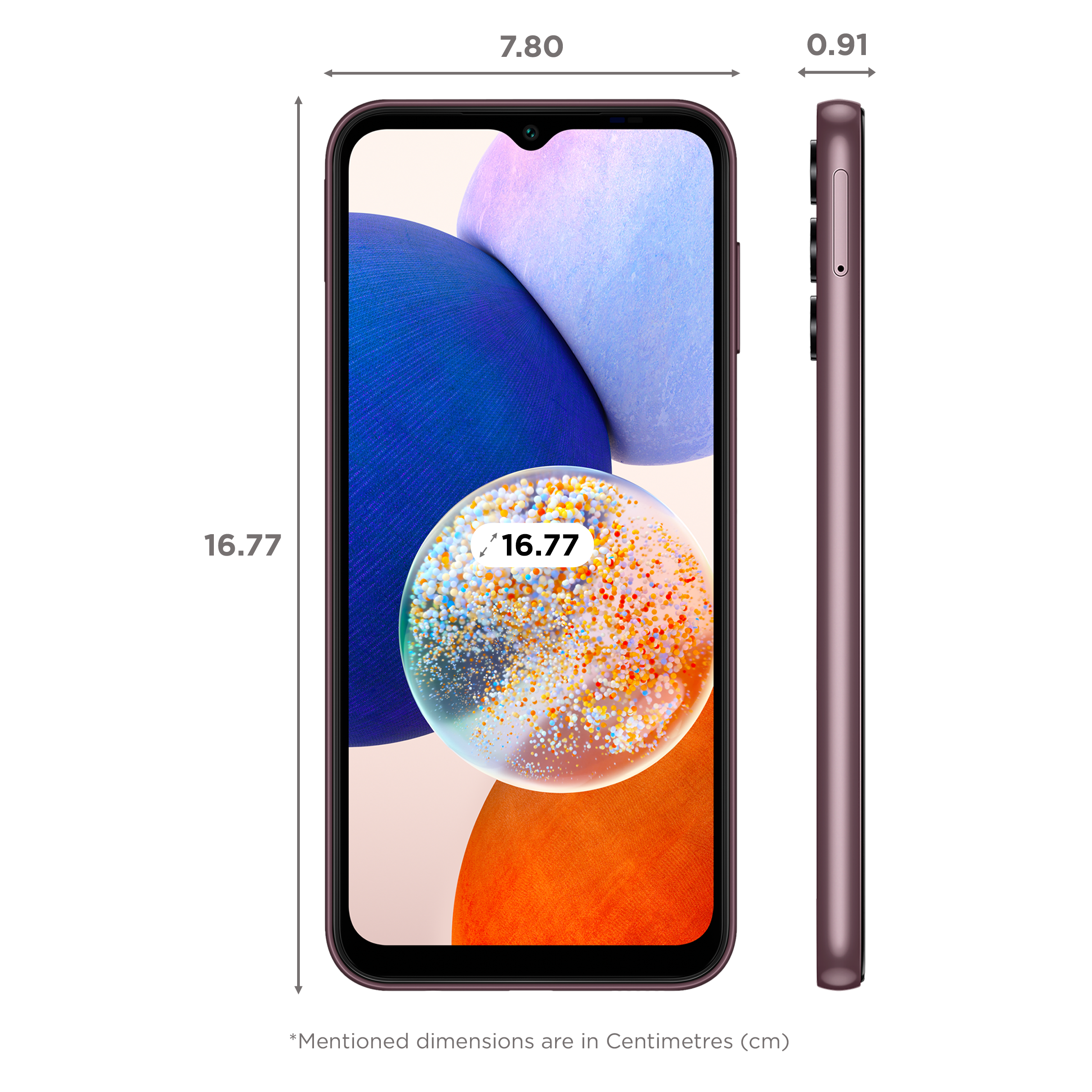 SAMSUNG Galaxy A14 5G (4GB RAM, 64GB, Dark Red)_2