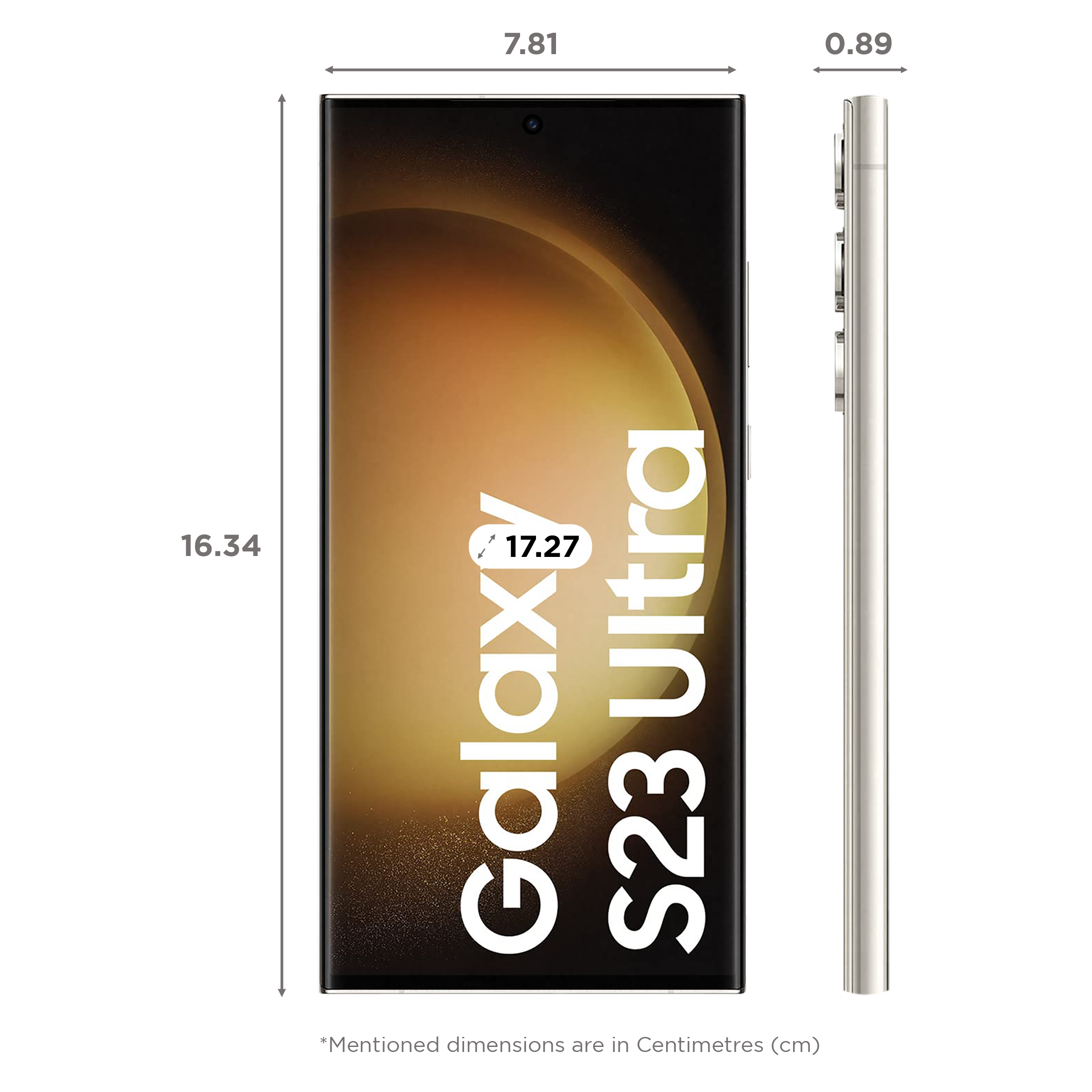 SAMSUNG Galaxy S23 Ultra 5G (12GB RAM, 512GB, Cream)_2