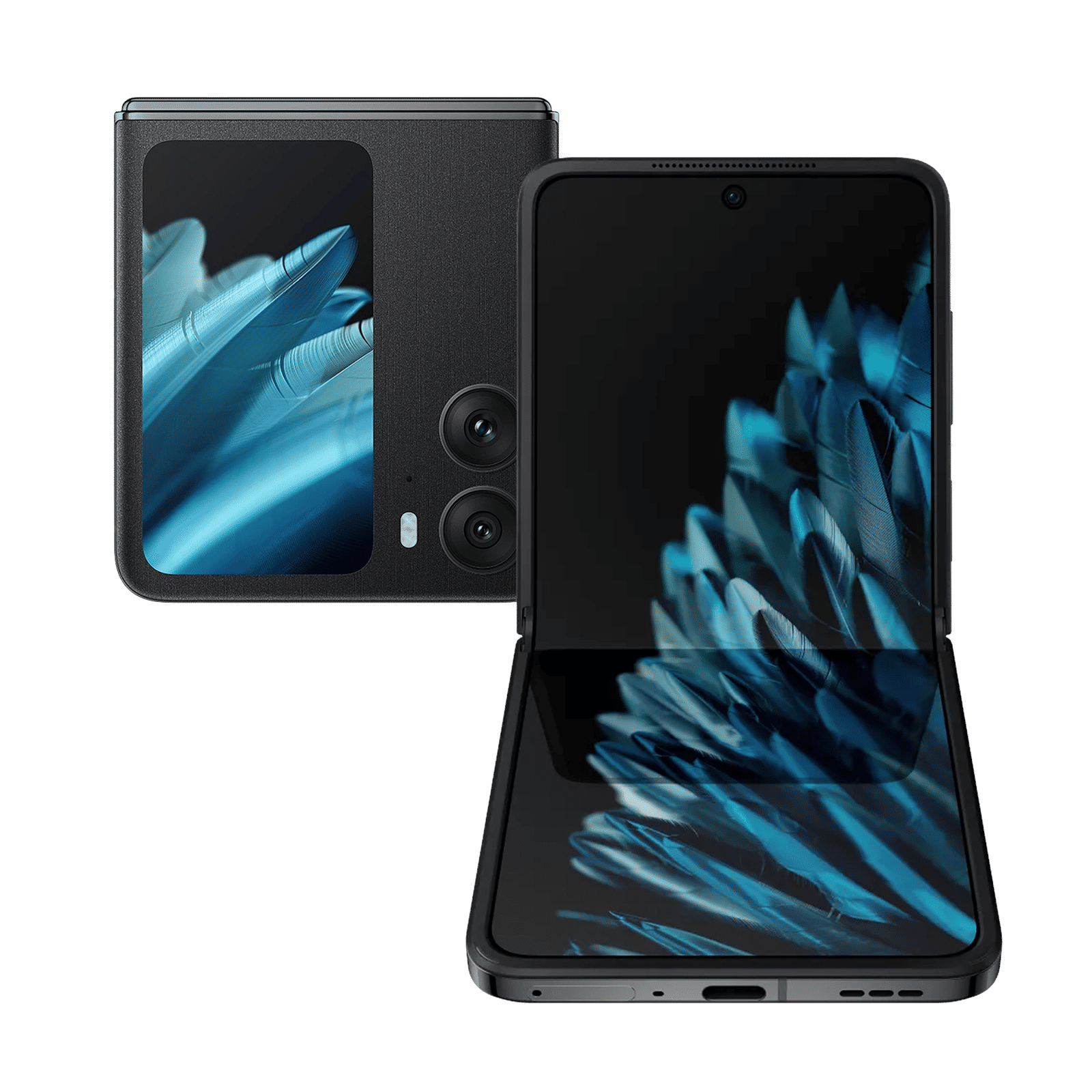 oppo Find N2 Flip 5G (8GB RAM, 256GB, Astral Black) | With 44W SUPERVOO Flash Charger_1