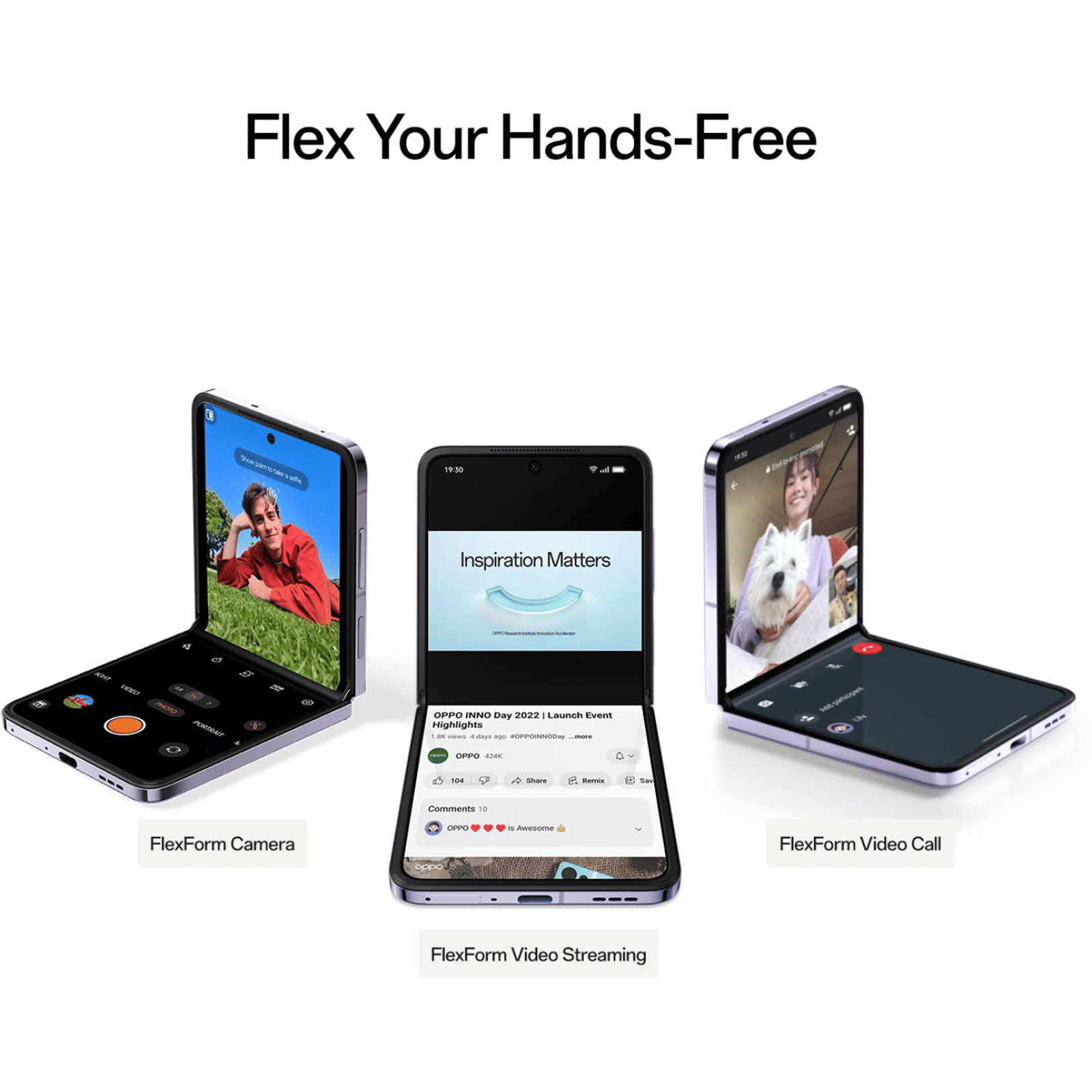 oppo Find N2 Flip 5G (8GB RAM, 256GB, Astral Black) | With 44W SUPERVOO Flash Charger_11