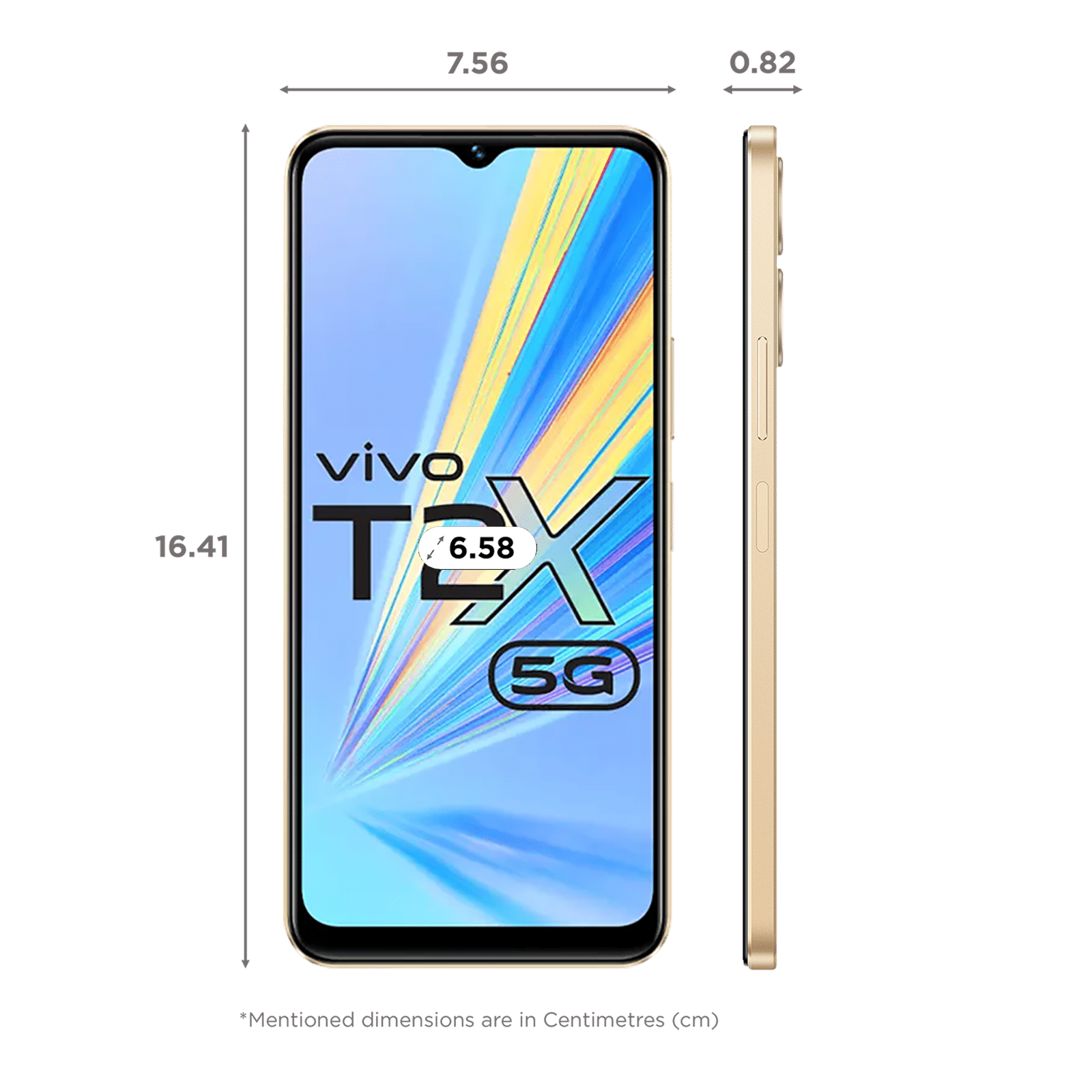 vivo T2x 5G (8GB RAM, 128GB, Aurora Gold)_2