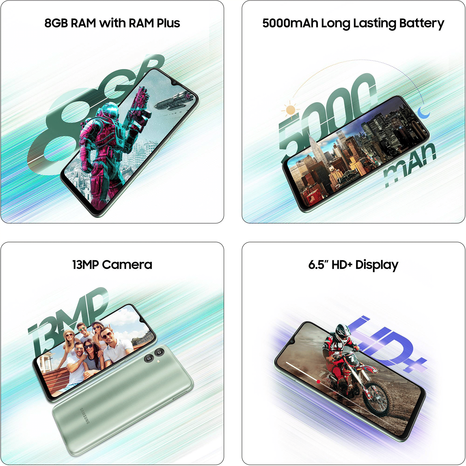 SAMSUNG Galaxy F04 (4GB RAM, 64GB, Opal Green)_11