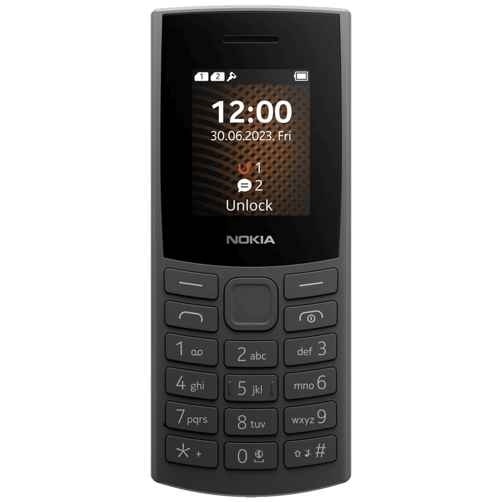 NOKIA 106 4G 2023 (128MB, Dual SIM, Charcoal)_3