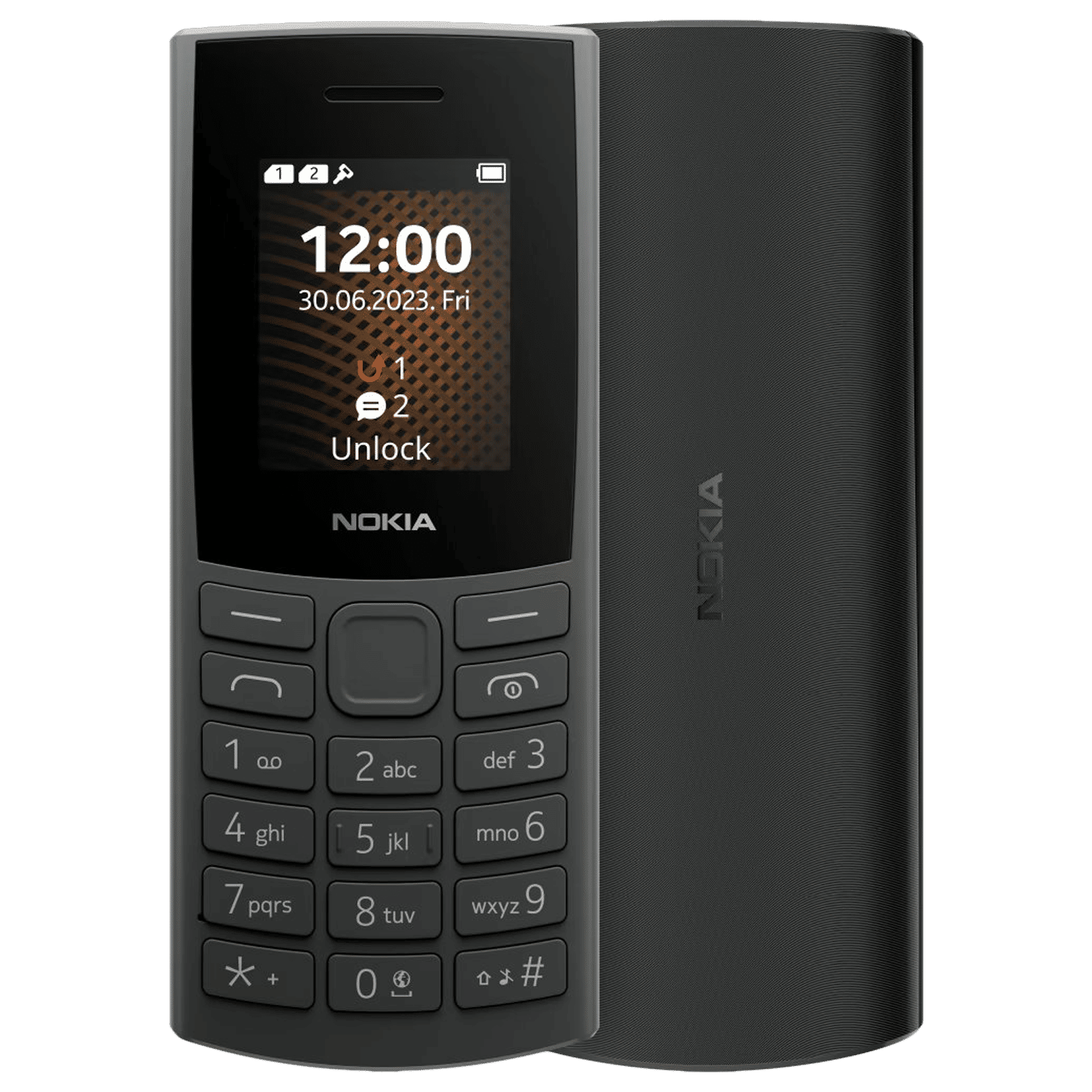 NOKIA 106 4G 2023 (128MB, Dual SIM, Charcoal)_1