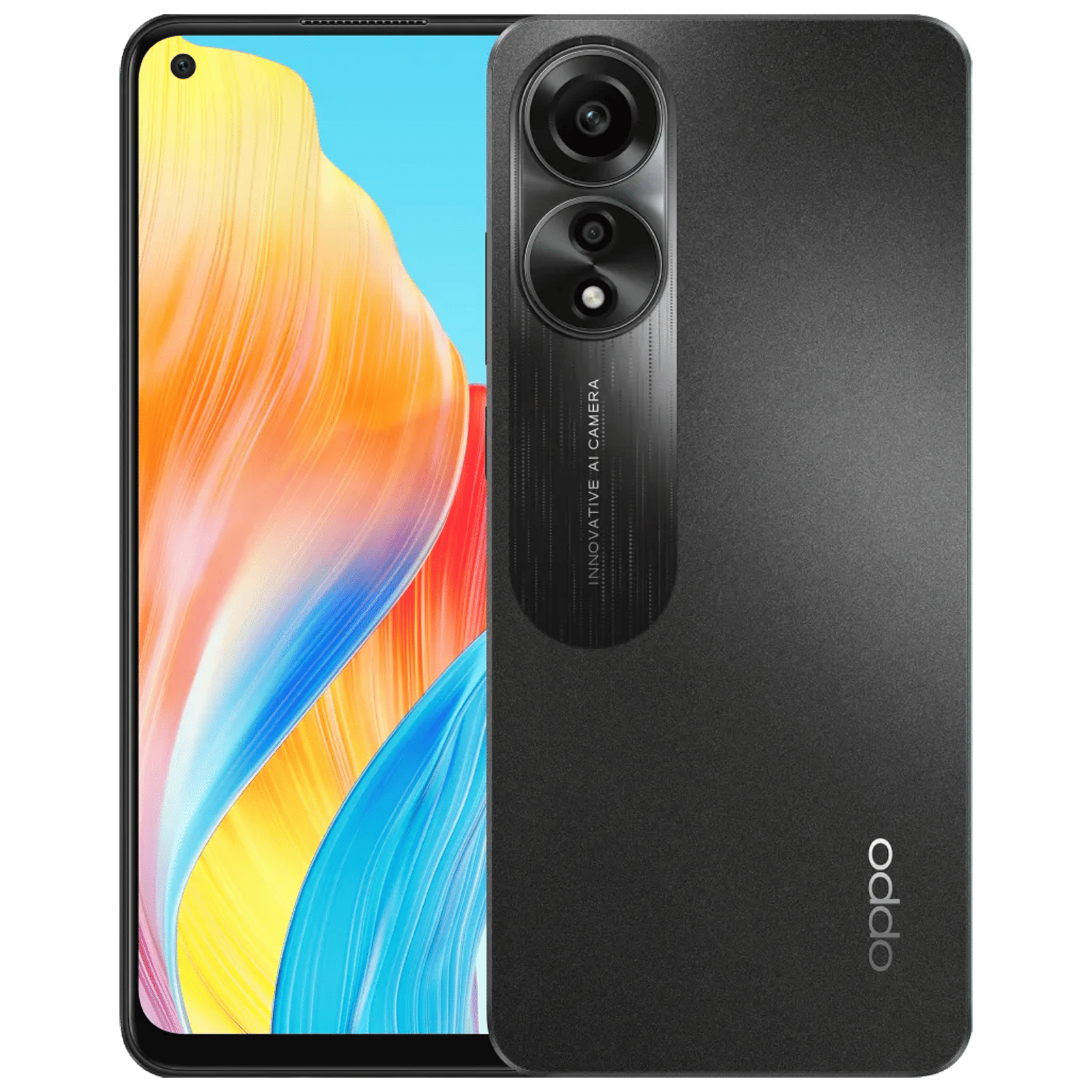 oppo A78 (8GB RAM, 128GB, Mist Black)_1