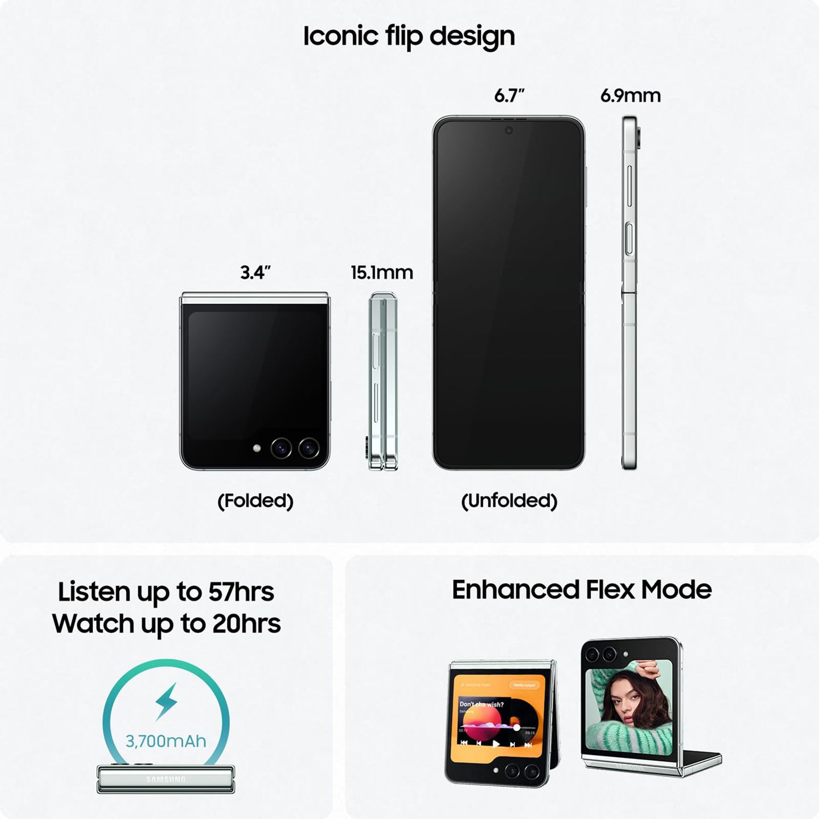 SAMSUNG Galaxy Z Flip5 5G (8GB RAM, 512GB, Graphite) SAMSUNG Galaxy Z Flip5 5G (8GB RAM, 512GB, Graphite)_12