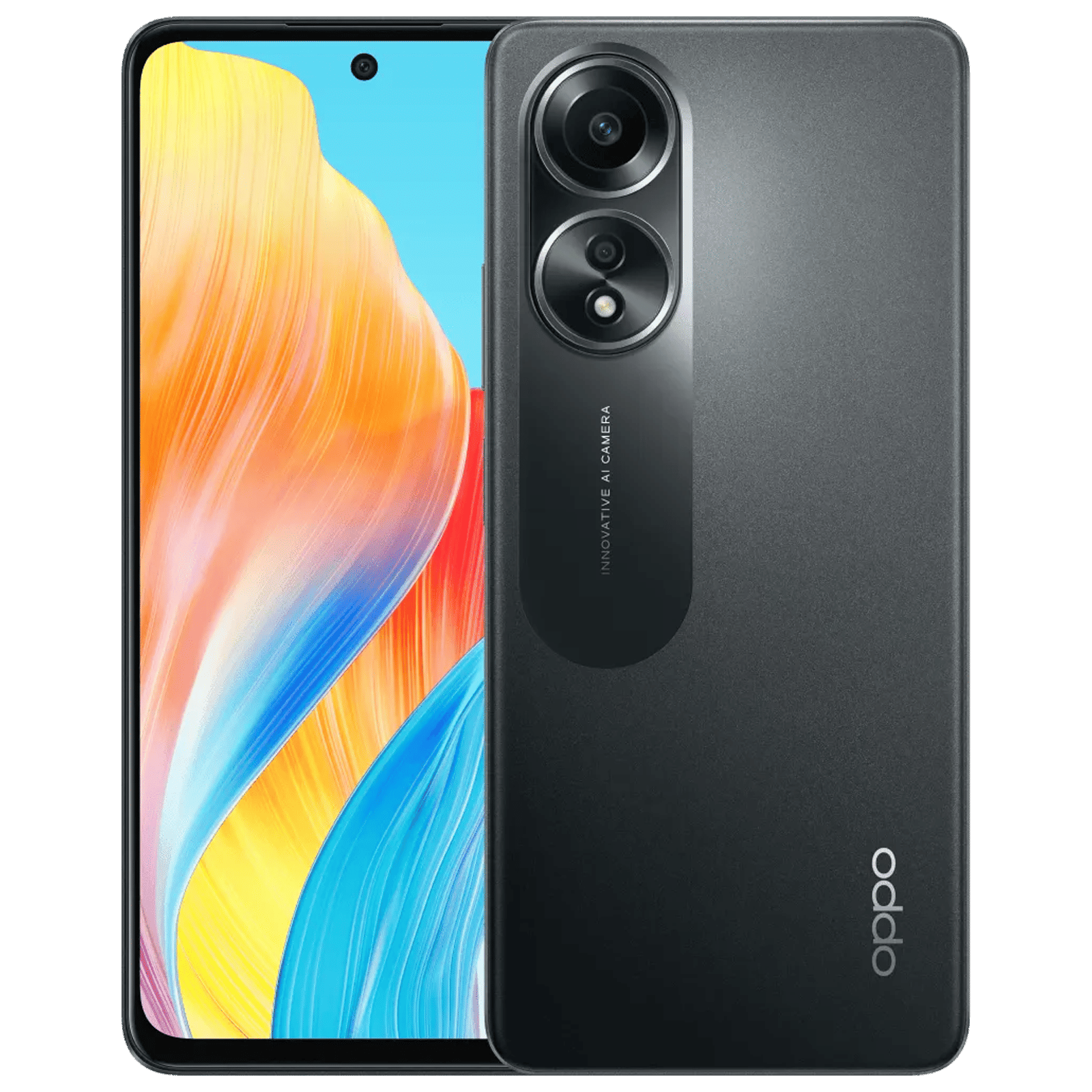 oppo A58 (6GB RAM, 128GB, Glowing Black)_1