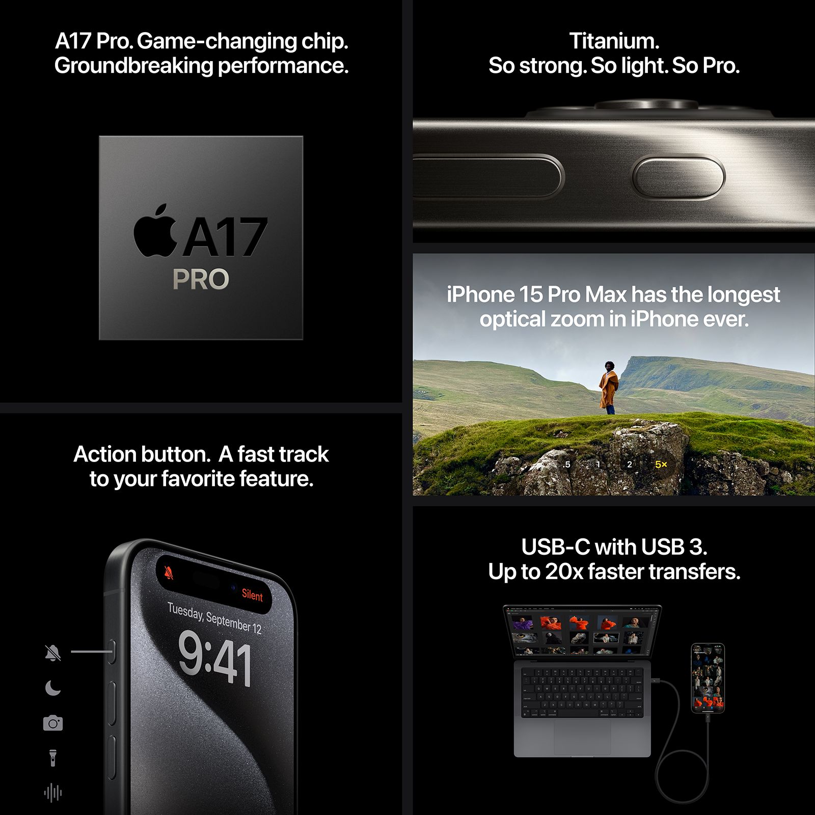 Apple iPhone 15 Pro (1TB, White Titanium)_10