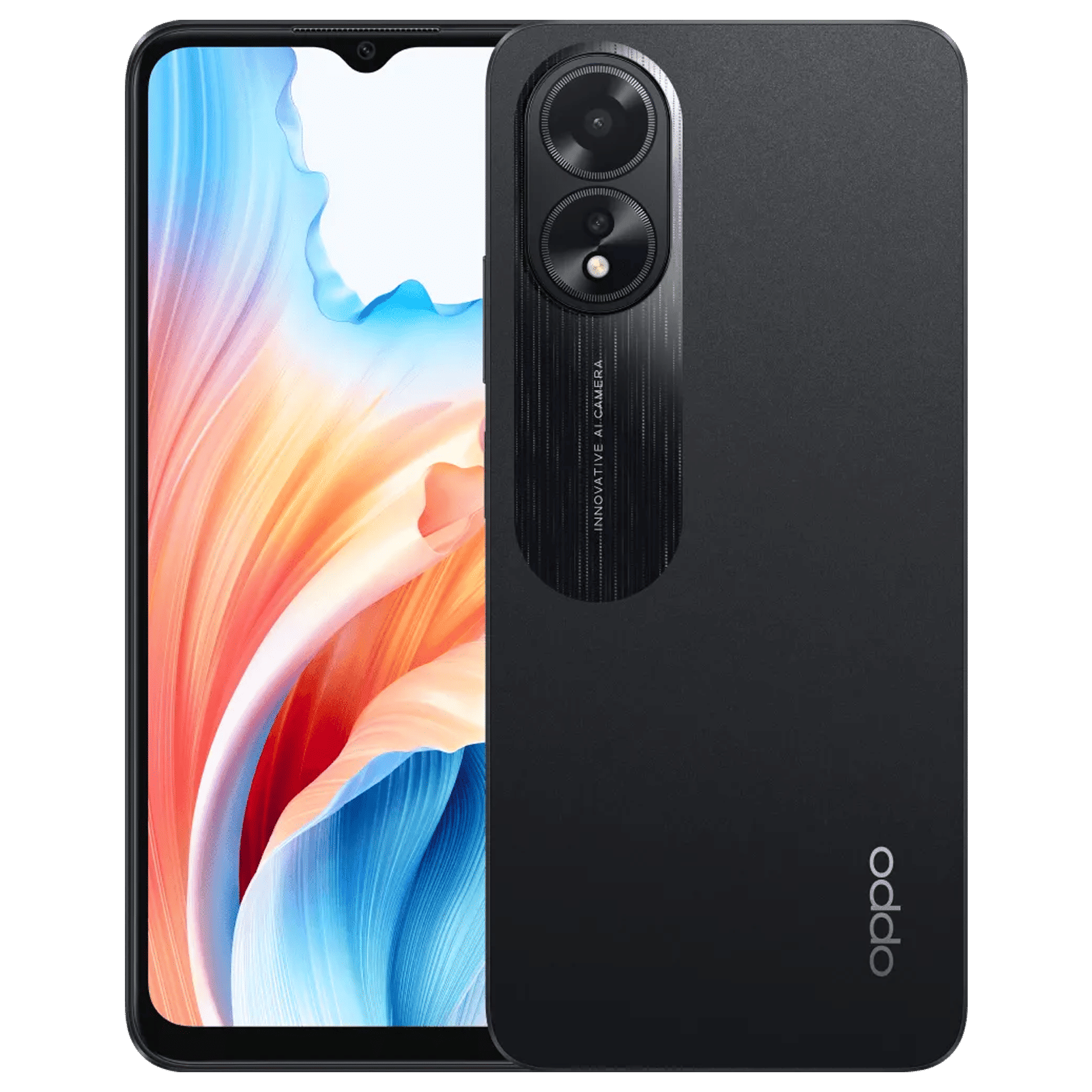 oppo A18 (4GB RAM, 128GB, Glowing Black)_1