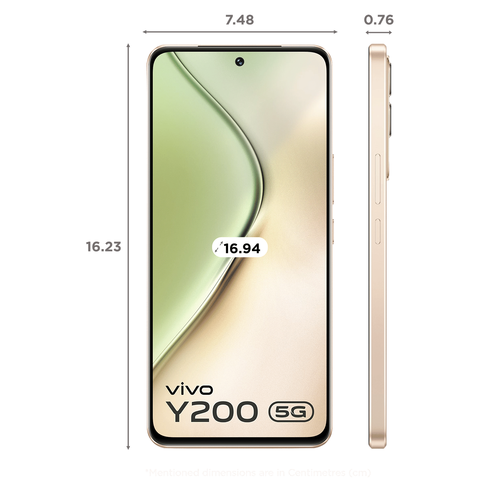 vivo Y200 5G (8GB RAM, 128GB, Desert Gold) vivo Y200 5G (8GB RAM, 128GB, Desert Gold)_2