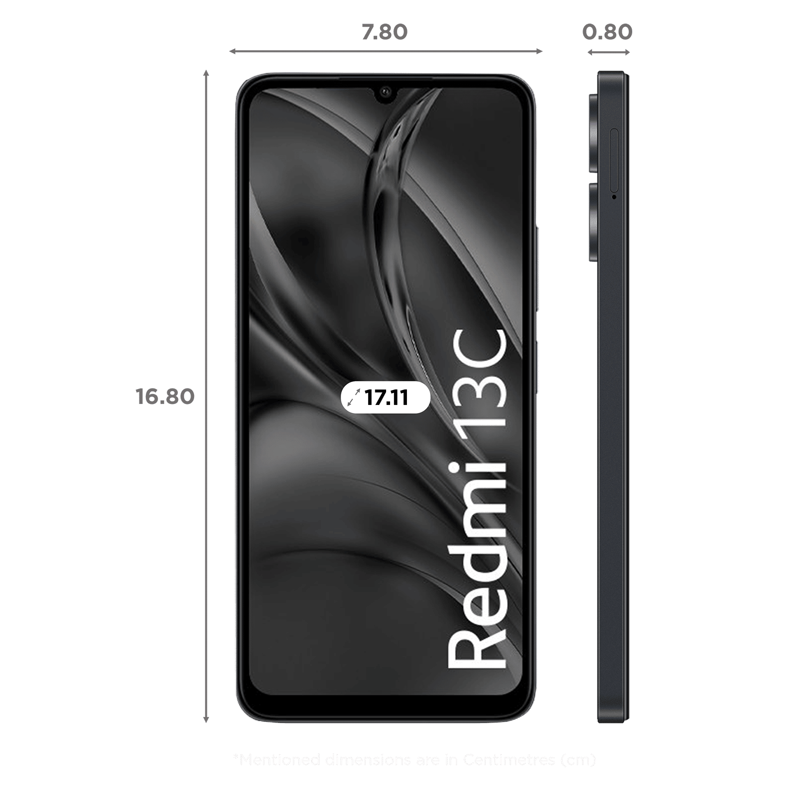 Redmi 13C (8GB RAM, 256GB, Stardust Black) Redmi 13C (8GB RAM, 256GB, Stardust Black)_2
