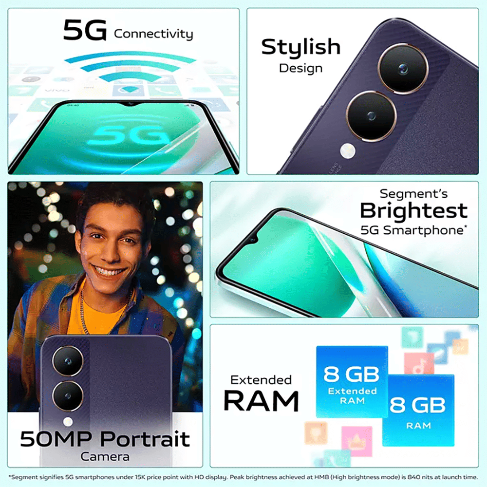 vivo Y28 5G (8GB RAM, 128GB, Crystal Purple)_11