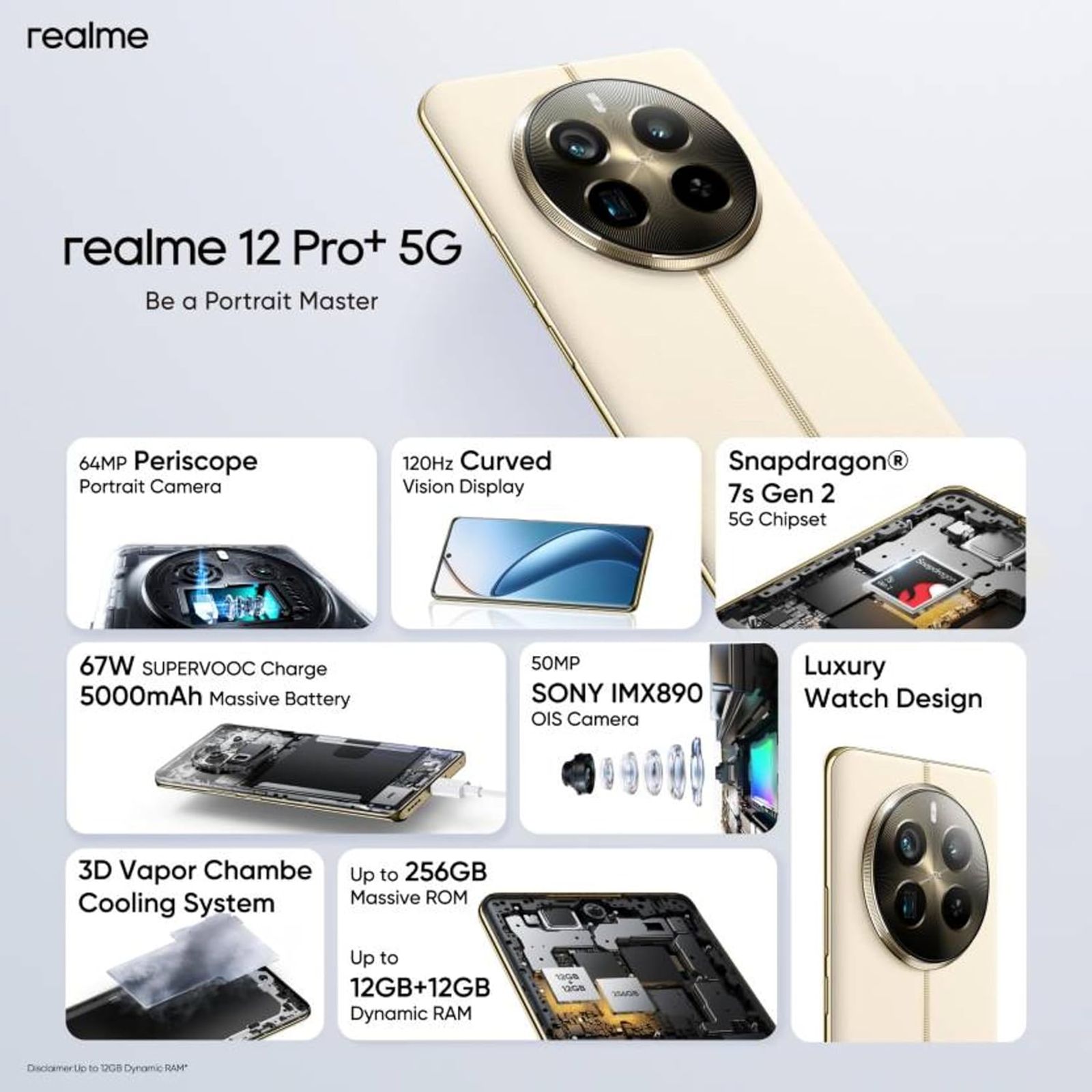 realme 12 Pro Plus 5G (12GB RAM, 256GB, Navigator Beige) realme 12 Pro Plus 5G (12GB RAM, 256GB, Navigator Beige)_14