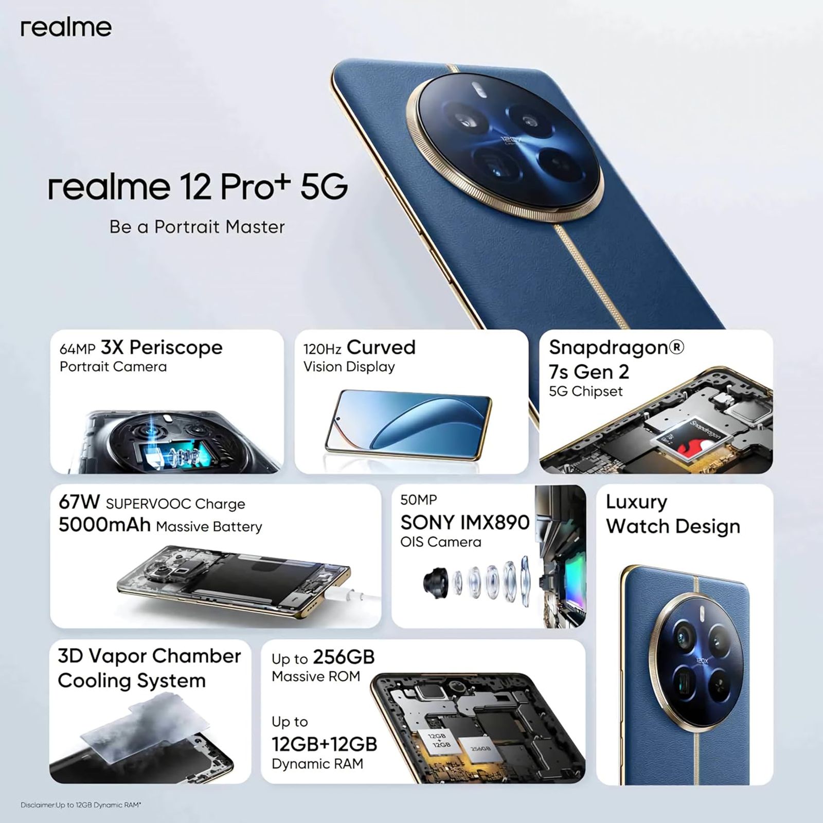 realme 12 Pro Plus 5G (12GB RAM, 256GB, Submarine Blue) realme 12 Pro Plus 5G (12GB RAM, 256GB, Submarine Blue)_14