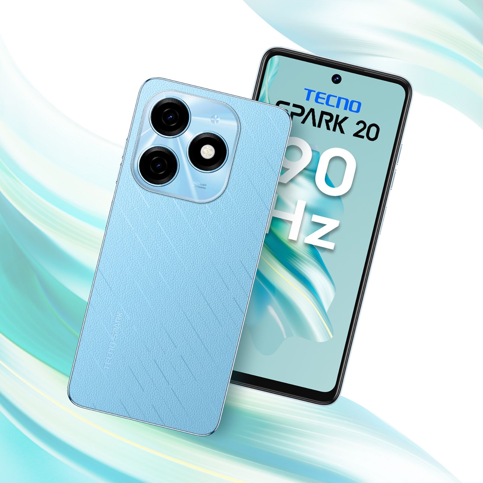 TECNO Spark 20 (8GB RAM, 128GB, Magic Skin Blue)_9