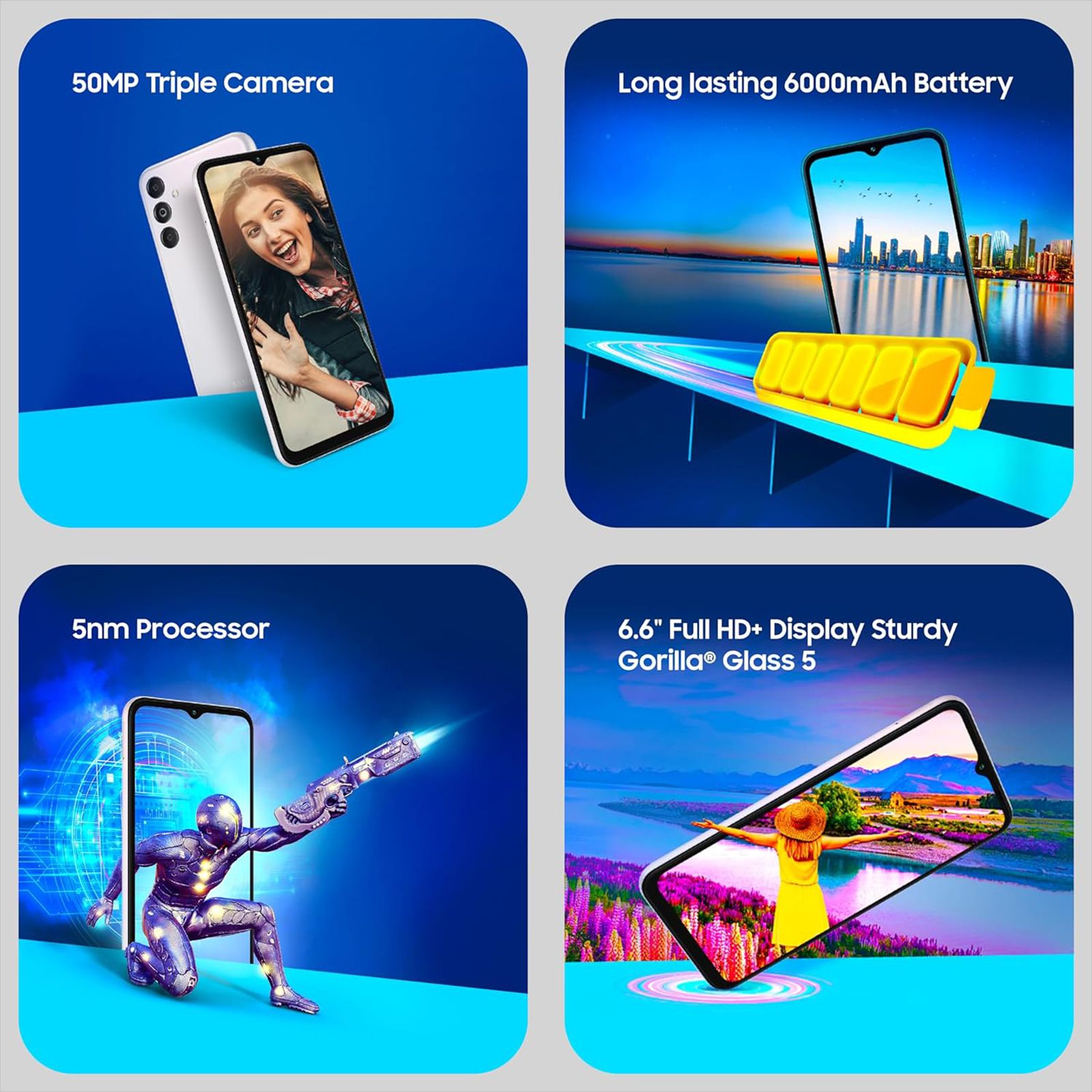 SAMSUNG Galaxy M14 5G (4GB RAM, 64GB, Icy Silver) SAMSUNG Galaxy M14 5G (4GB RAM, 64GB, Icy Silver)_12