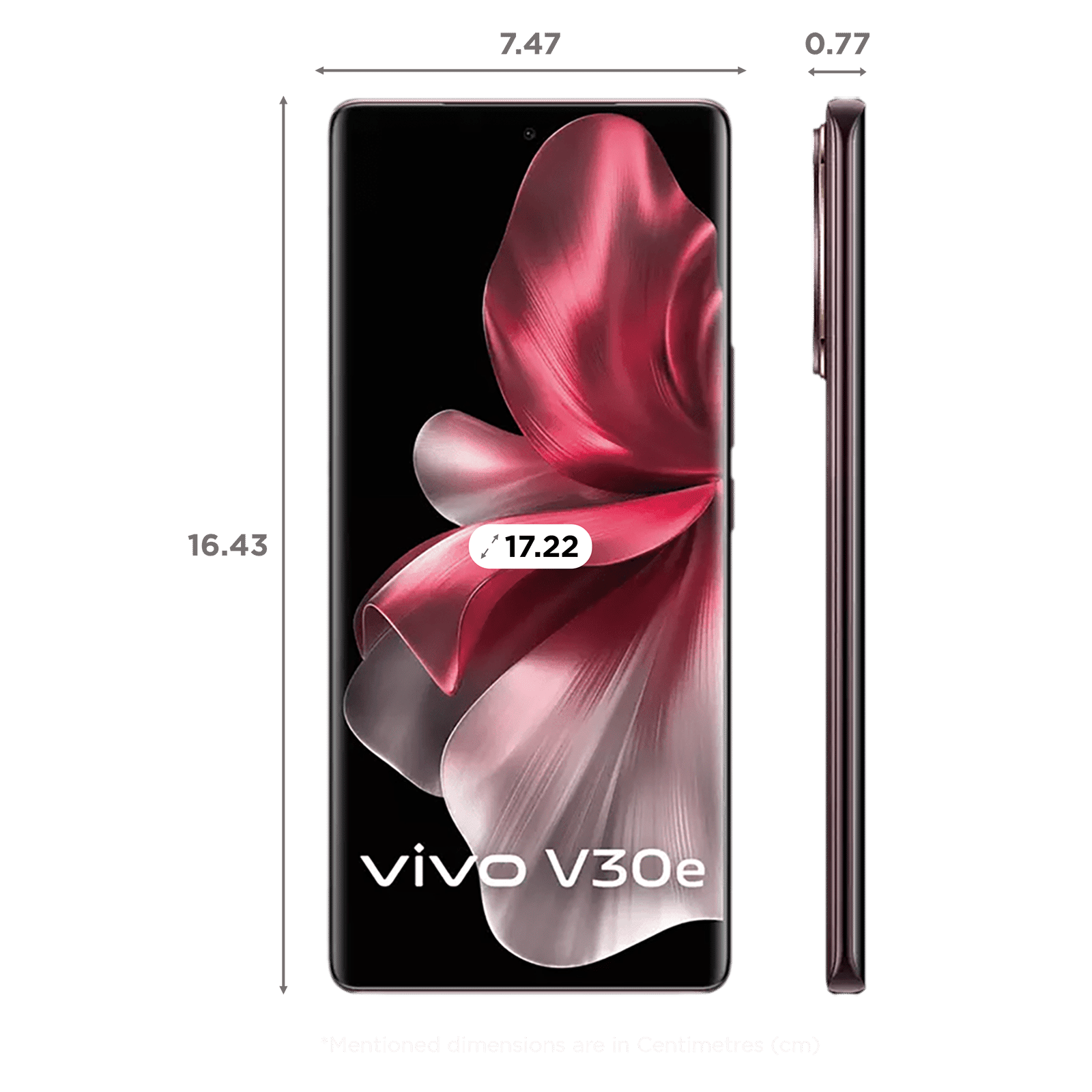 vivo V30e 5G (8GB RAM, 256GB, Velvet Red)_2