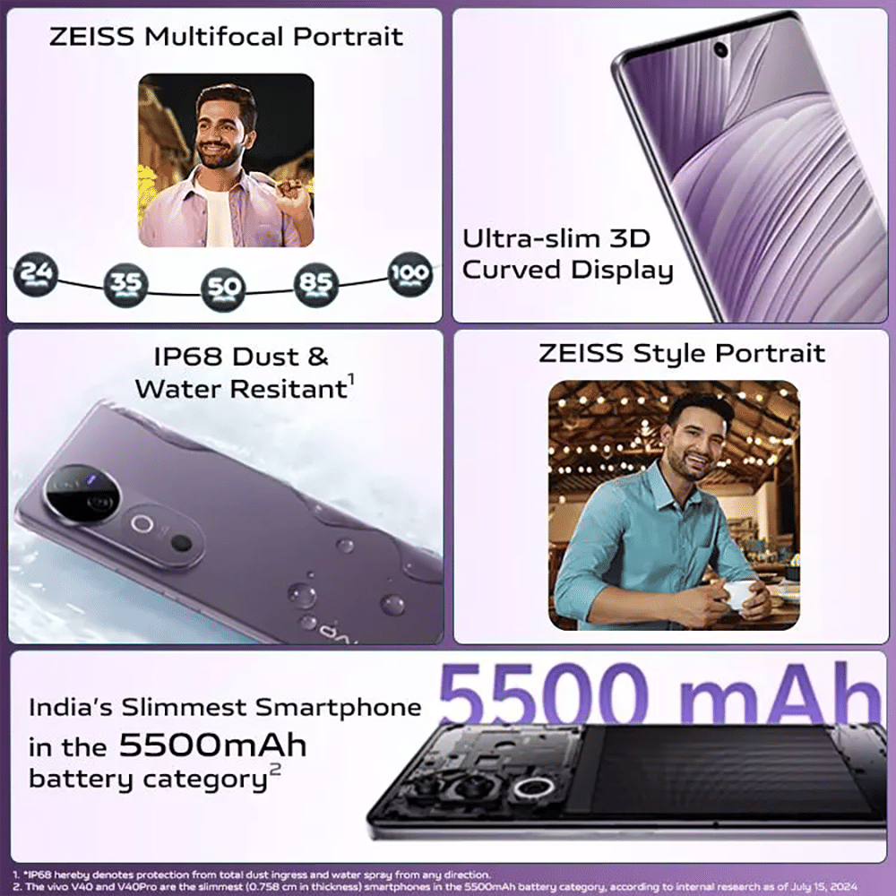 vivo V40 5G (8GB RAM, 256GB, Lotus Purple) vivo V40 5G (8GB RAM, 256GB, Lotus Purple)_18