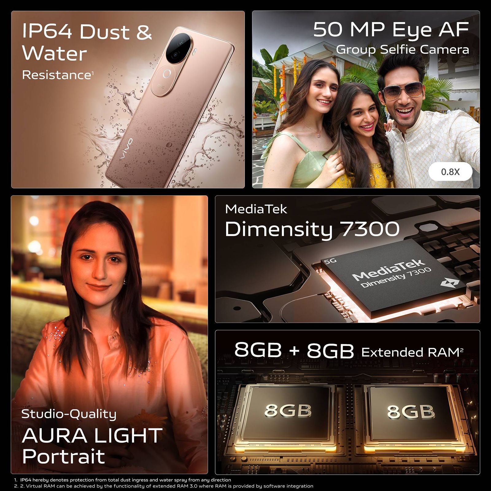vivo V40e 5G (8GB RAM, 256 ROM, Royal Bronze) vivo V40e 5G (8GB RAM, 256 ROM, Royal Bronze)_16