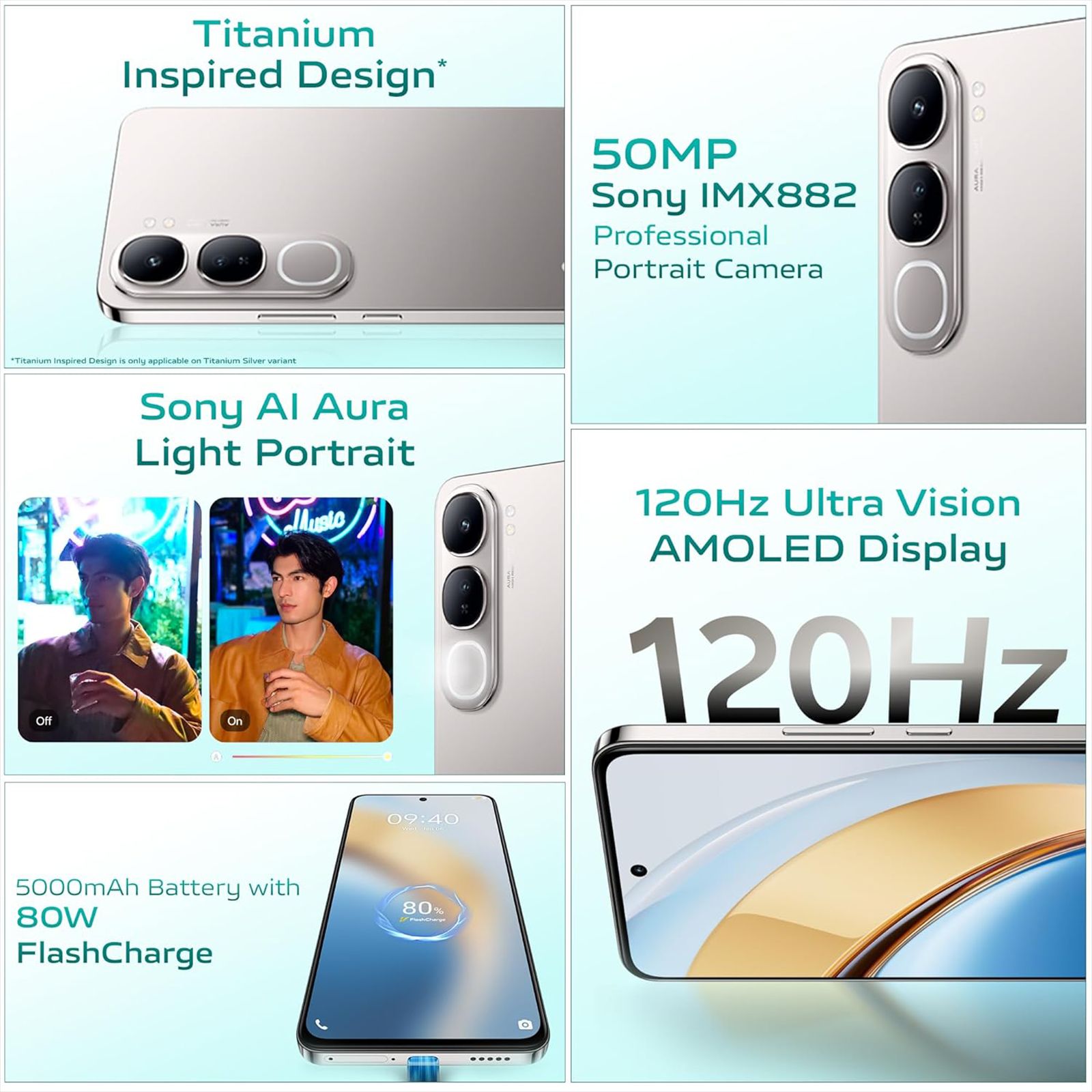 vivo Y300 5G (8GB RAM, 256GB, Titanium Silver)_14