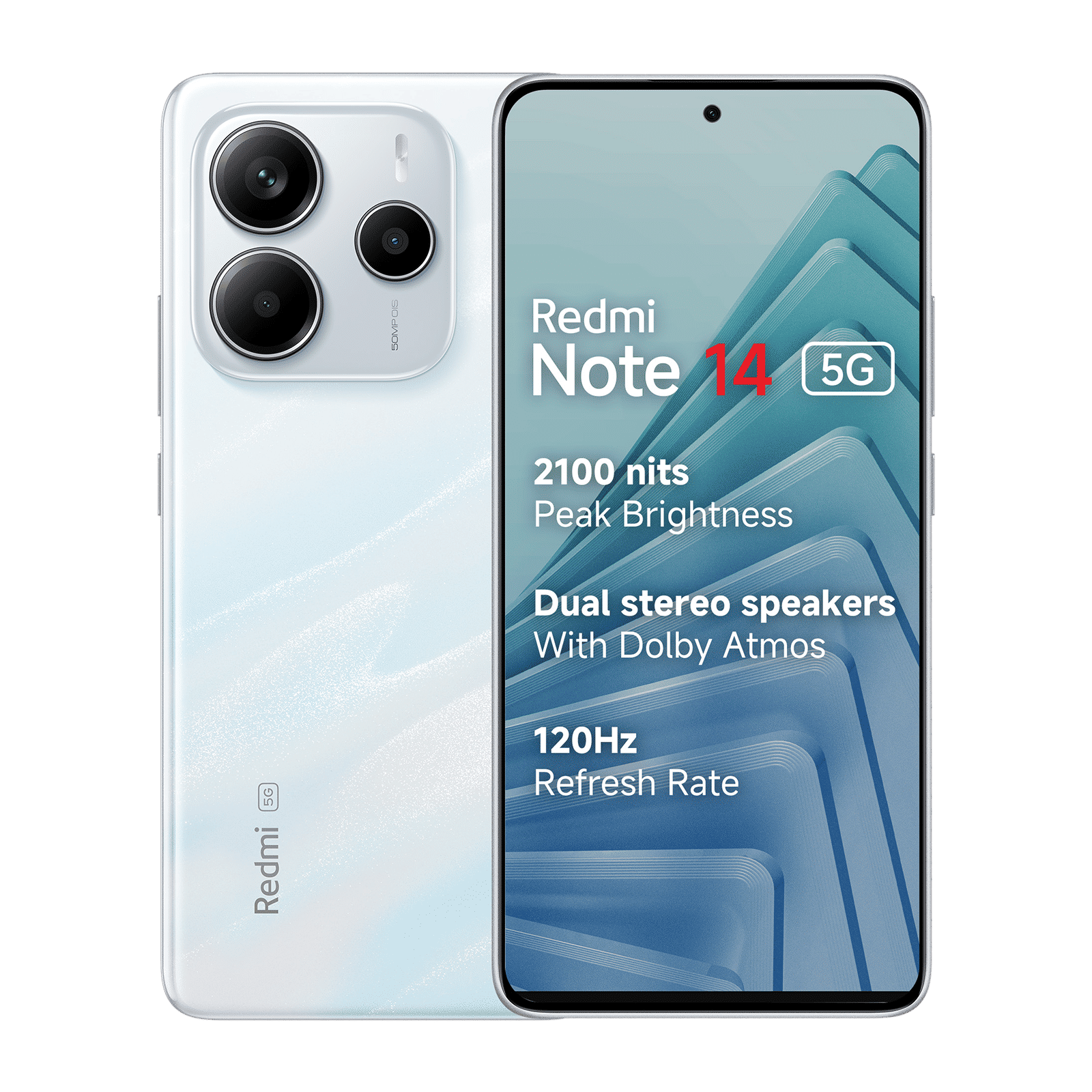 Redmi Note 14 5G (8GB RAM, 128GB, Mystique White)_1