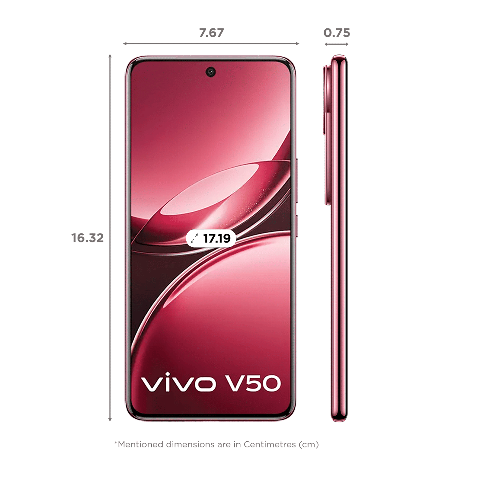vivo V50 5G (12GB RAM, 512GB, Rose Red)_2