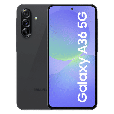 SAMSUNG Galaxy A36 5G (8GB RAM, 256GB, Awesome
                  Black)