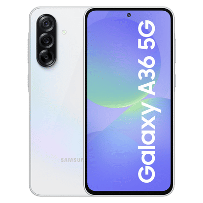 SAMSUNG Galaxy A36 5G (8GB RAM, 128GB, Awesome
                  White)