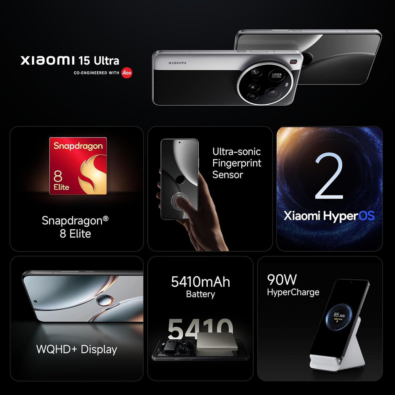 Xiaomi 15 Ultra 5G (16GB RAM, 512GB, Silver Chrome)_15